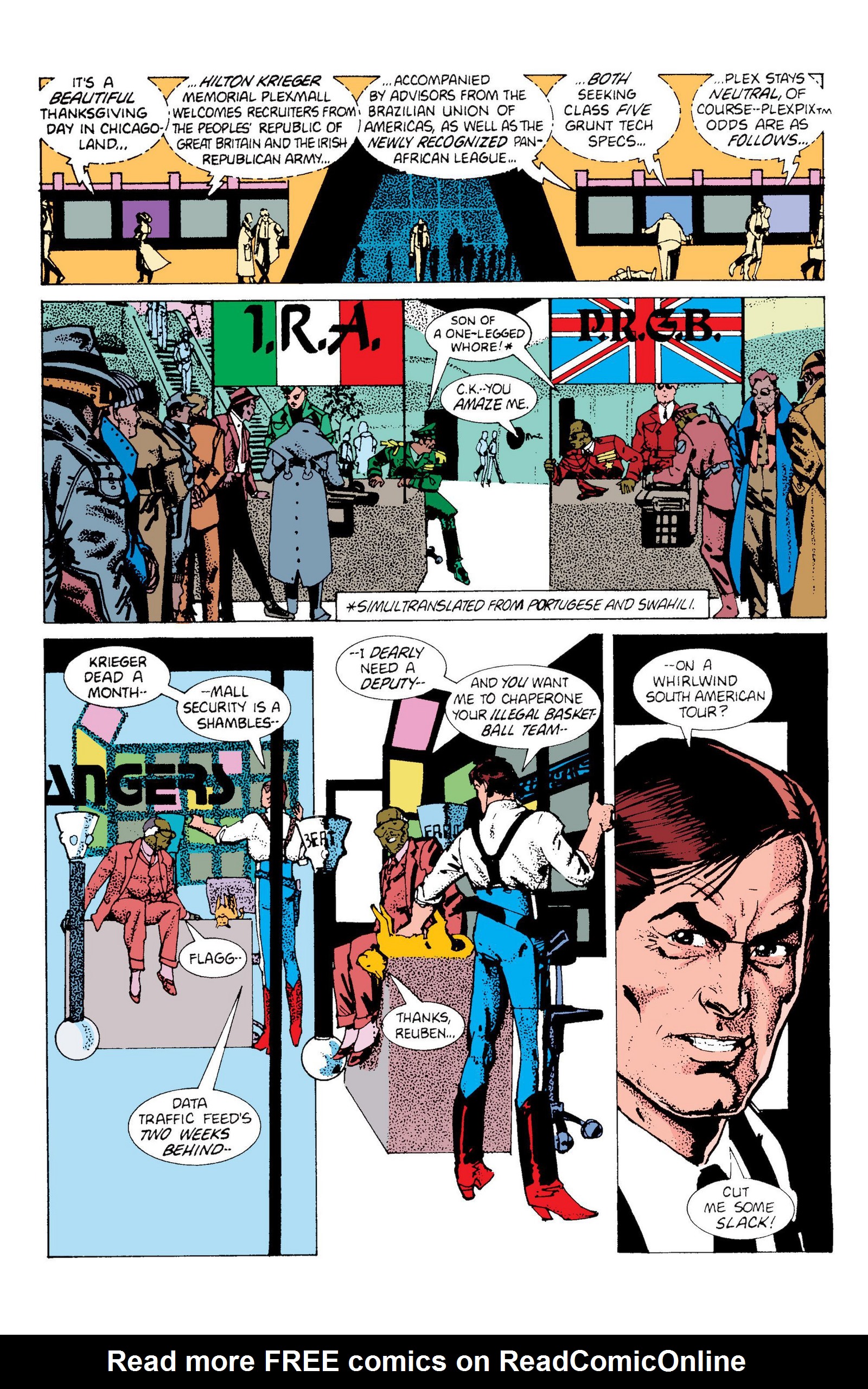 Read online American Flagg! comic -  Issue # _Definitive Collection (Part 2) - 17