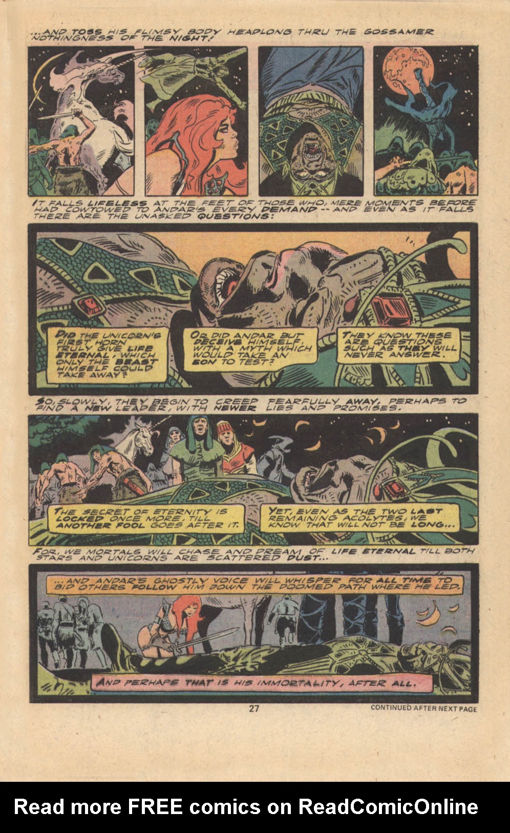 Read online Red Sonja (1977) comic -  Issue #1 - 16