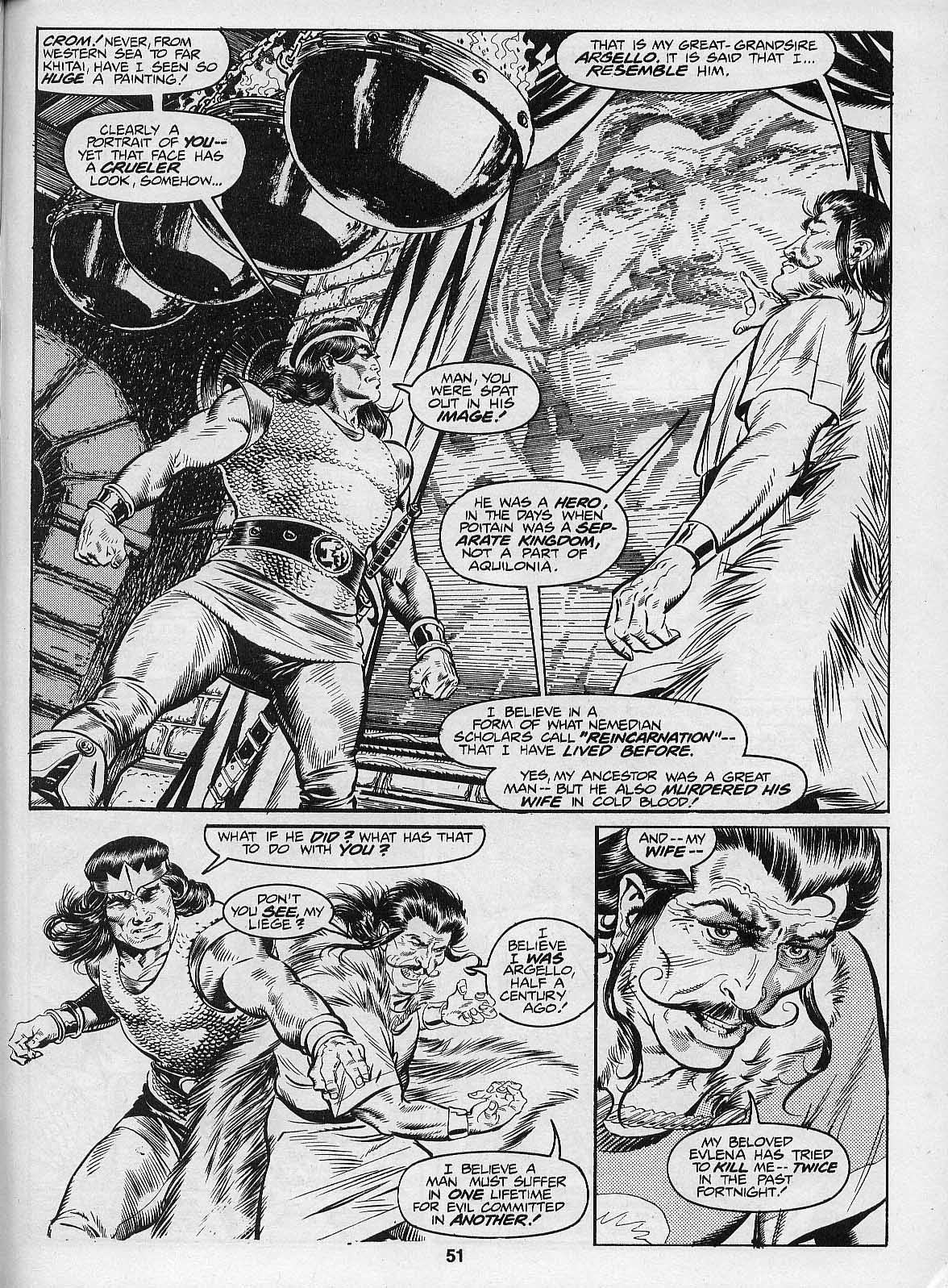 Read online The Savage Sword Of Conan comic -  Issue #205 - 53