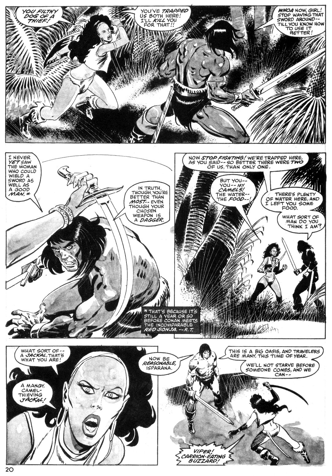 Read online The Savage Sword Of Conan comic -  Issue #55 - 20