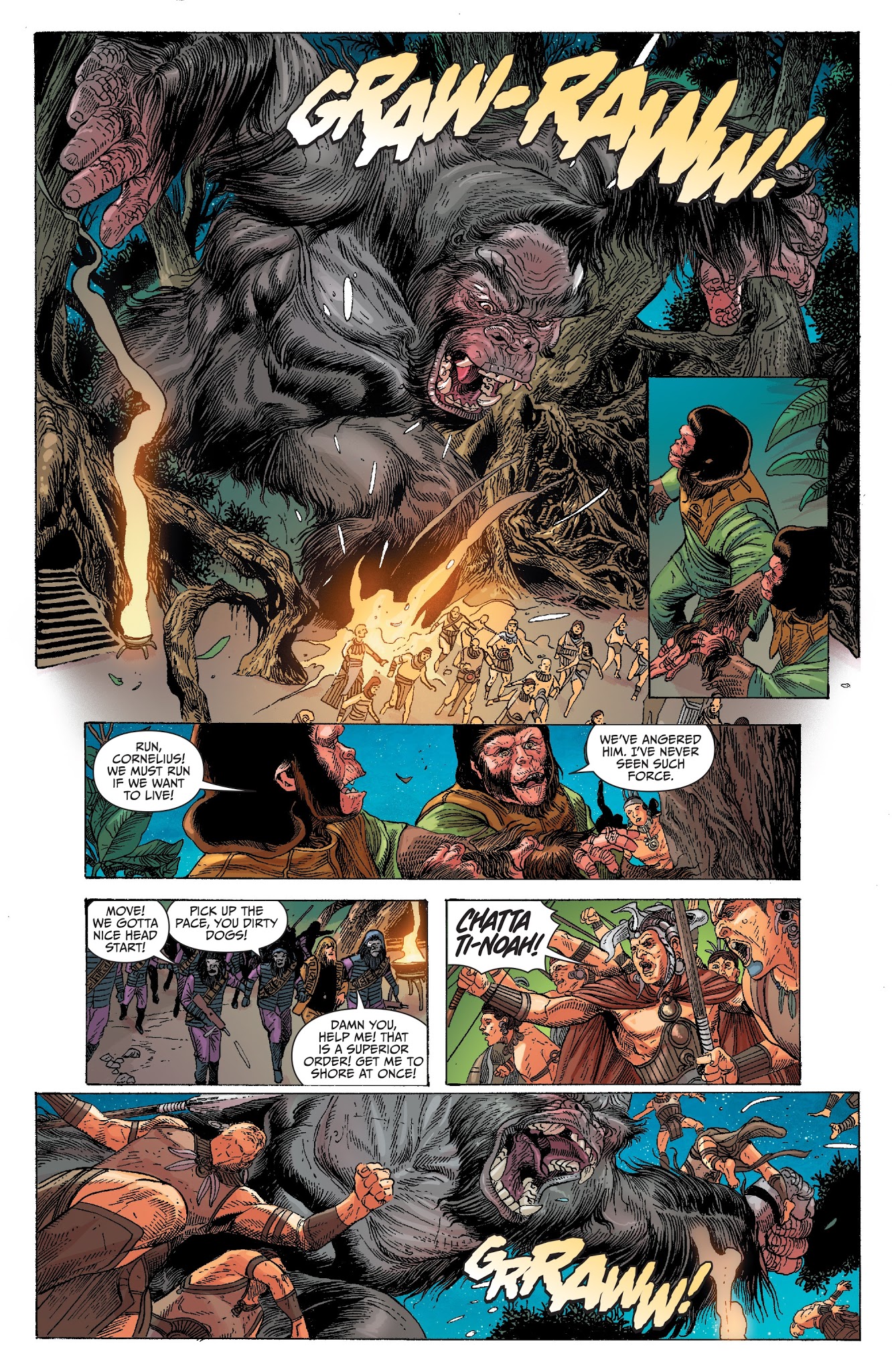 Read online Kong on the Planet of the Apes comic -  Issue #3 - 16