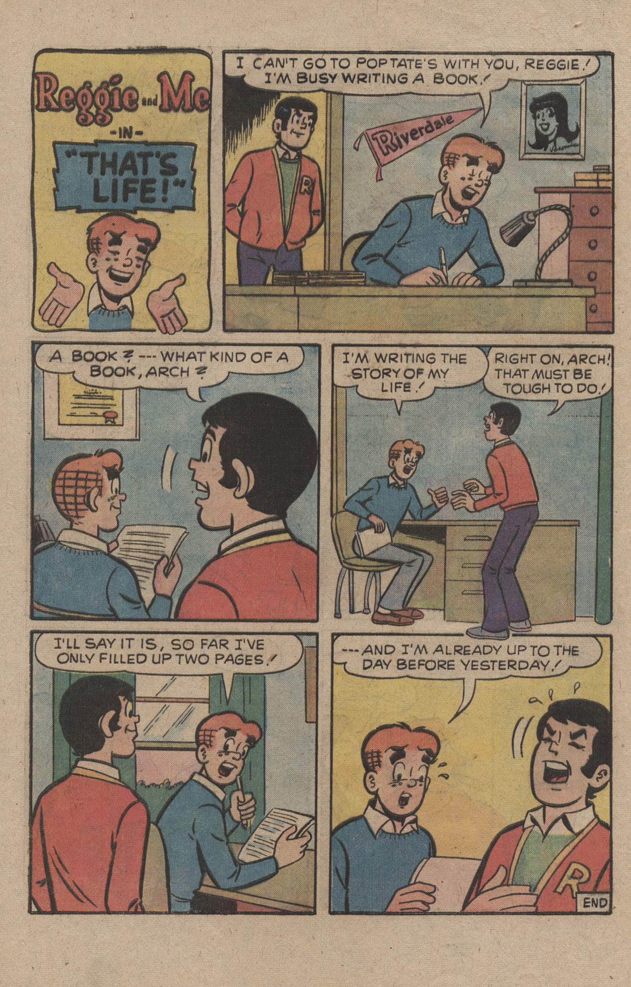 Read online Reggie and Me (1966) comic -  Issue #93 - 8
