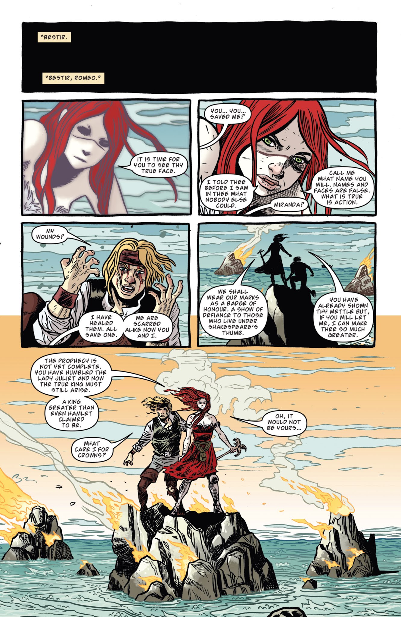 Read online Kill Shakespeare: The Tide of Blood comic -  Issue # TPB - 127