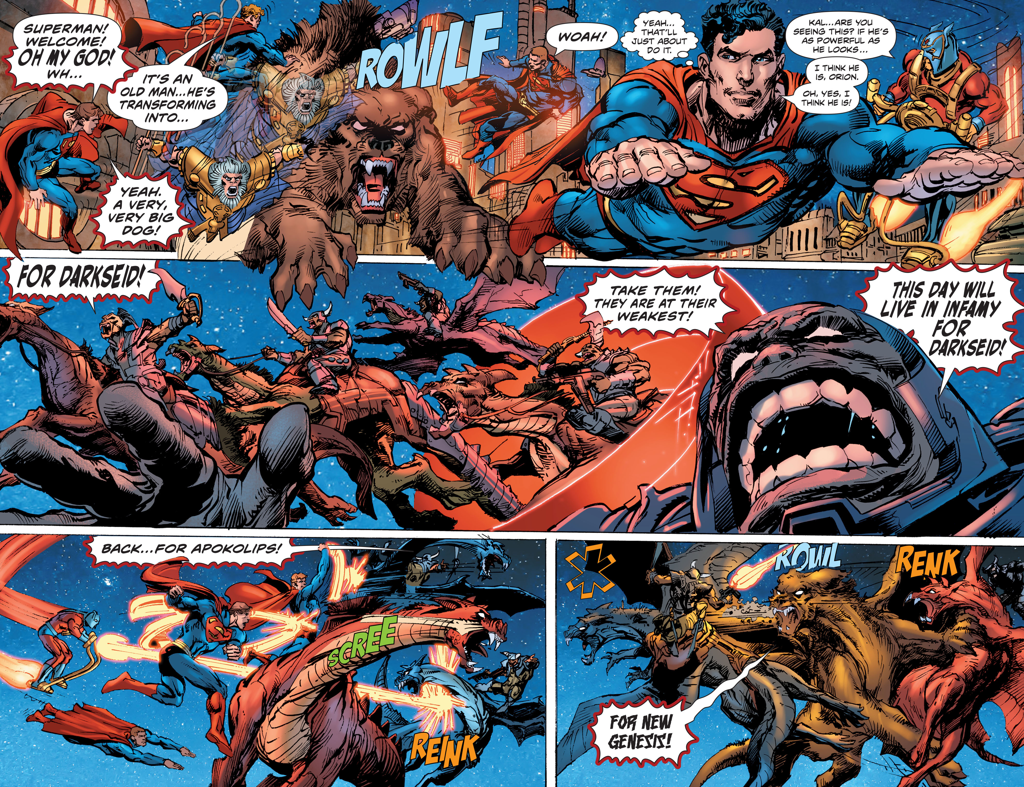 Read online Superman: The Coming of the Supermen comic -  Issue #6 - 16