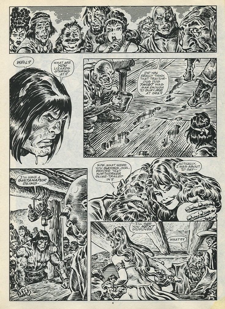 Read online The Savage Sword Of Conan comic -  Issue #196 - 6