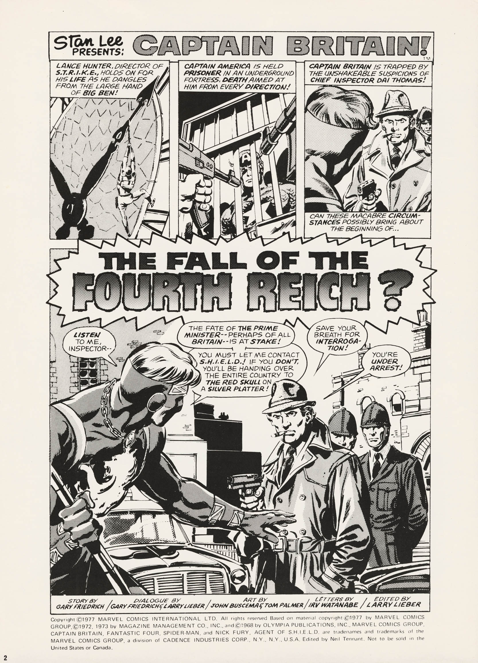 Read online Captain Britain (1976) comic -  Issue #24 - 2