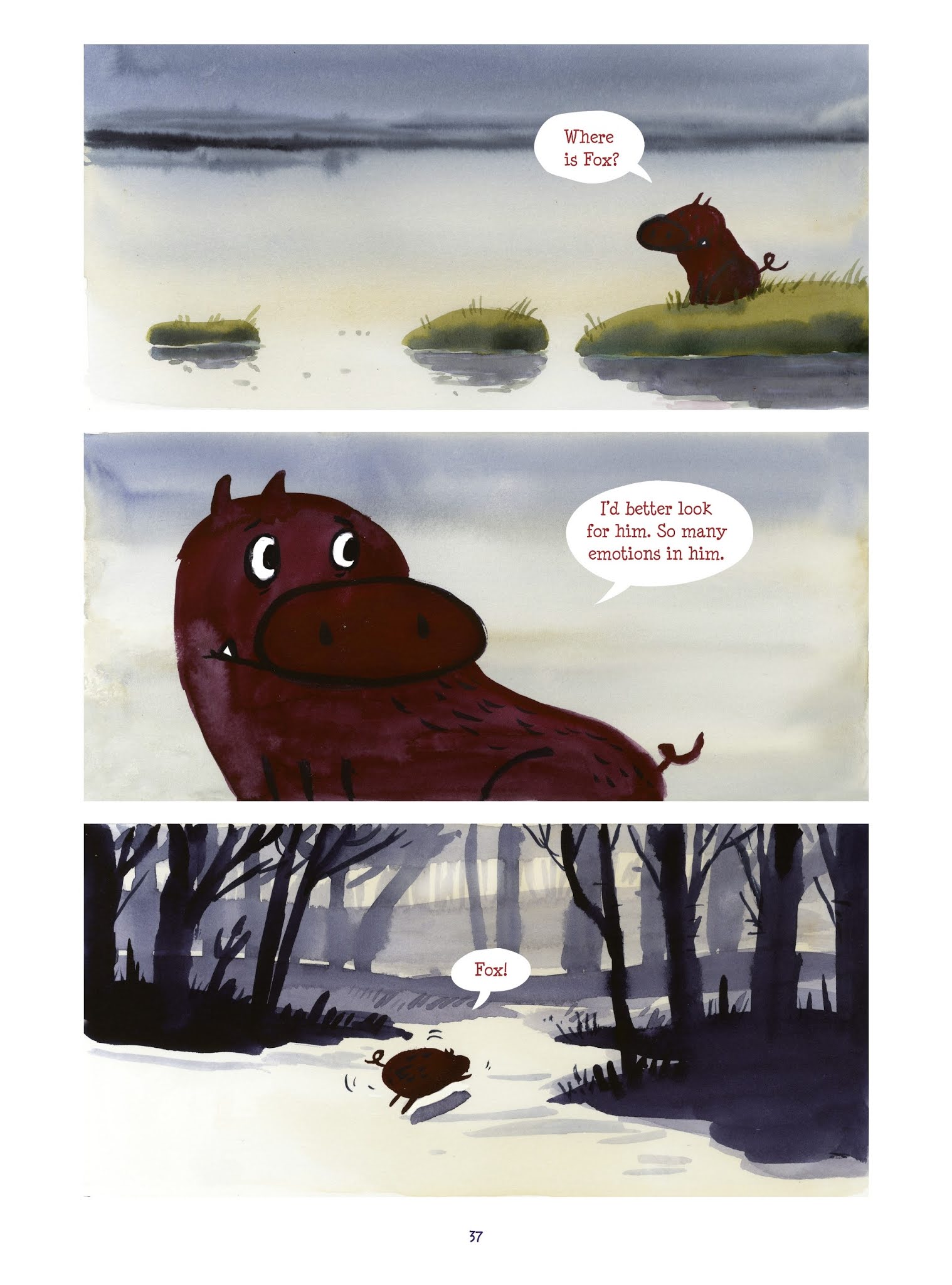 Read online Tiny Fox and Great Boar comic -  Issue #3 - 37