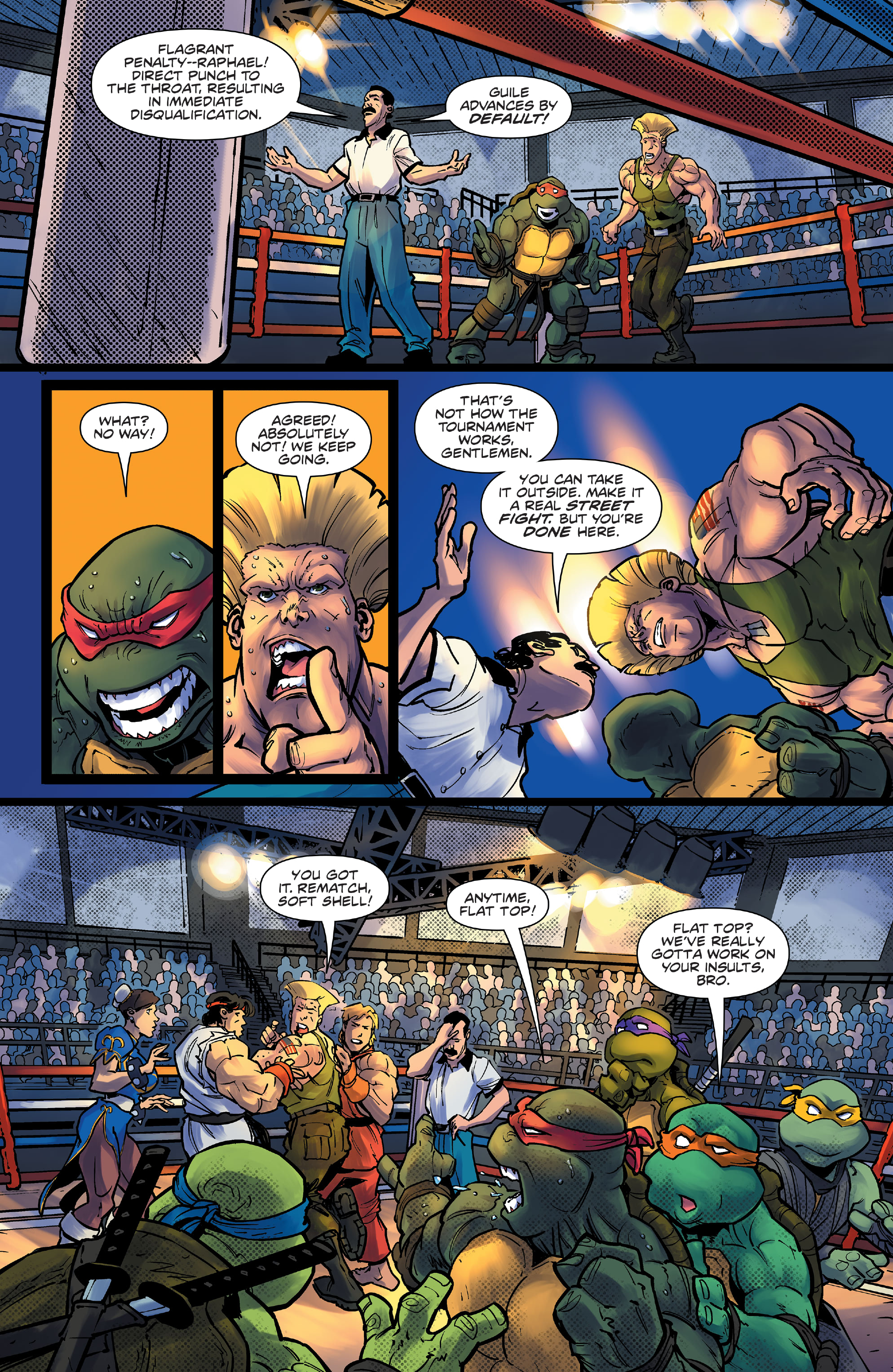 Read online Teenage Mutant Ninja Turtles vs. Street Fighter comic -  Issue #1 - 10