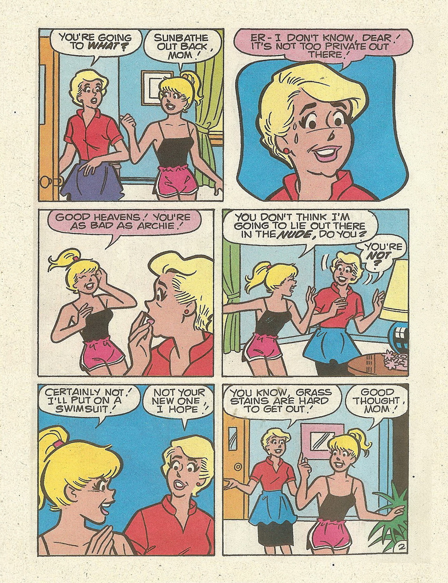 Read online Betty and Veronica Digest Magazine comic -  Issue #70 - 79
