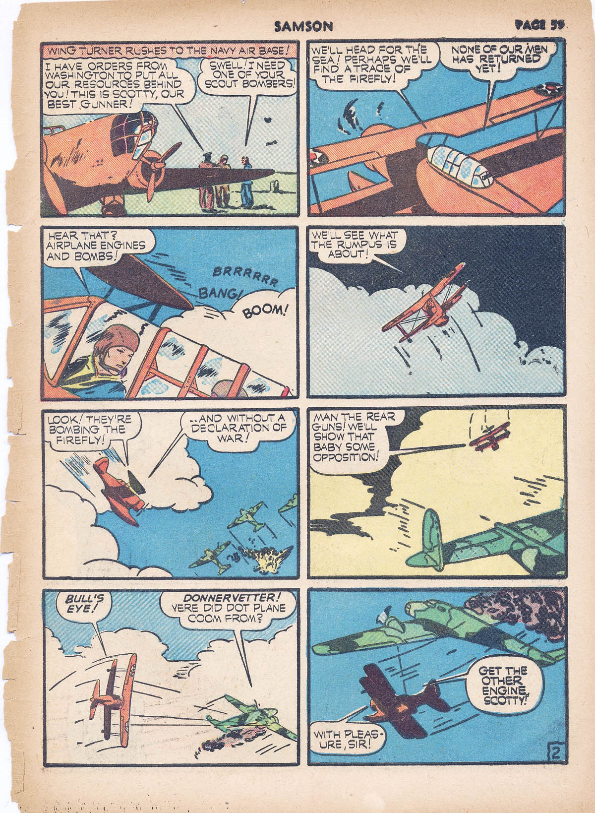 Read online Samson (1940) comic -  Issue #4 - 60