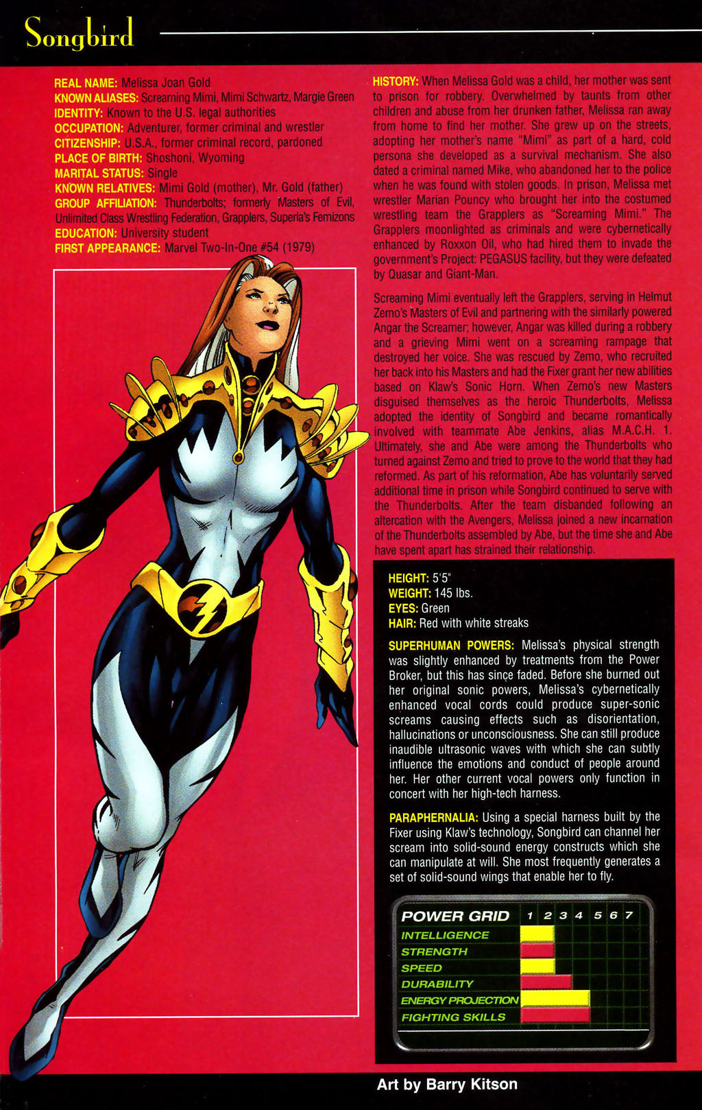 Read online Official Handbook of the Marvel Universe: Women of Marvel 2005 comic -  Issue # Full - 42