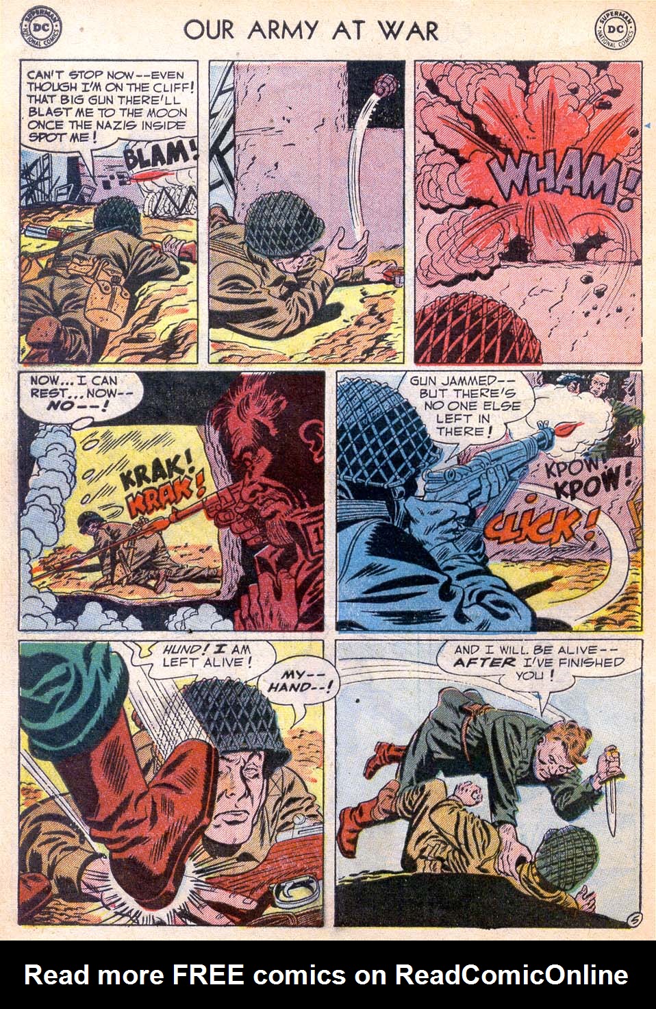 Read online Our Army at War (1952) comic -  Issue #3 - 33
