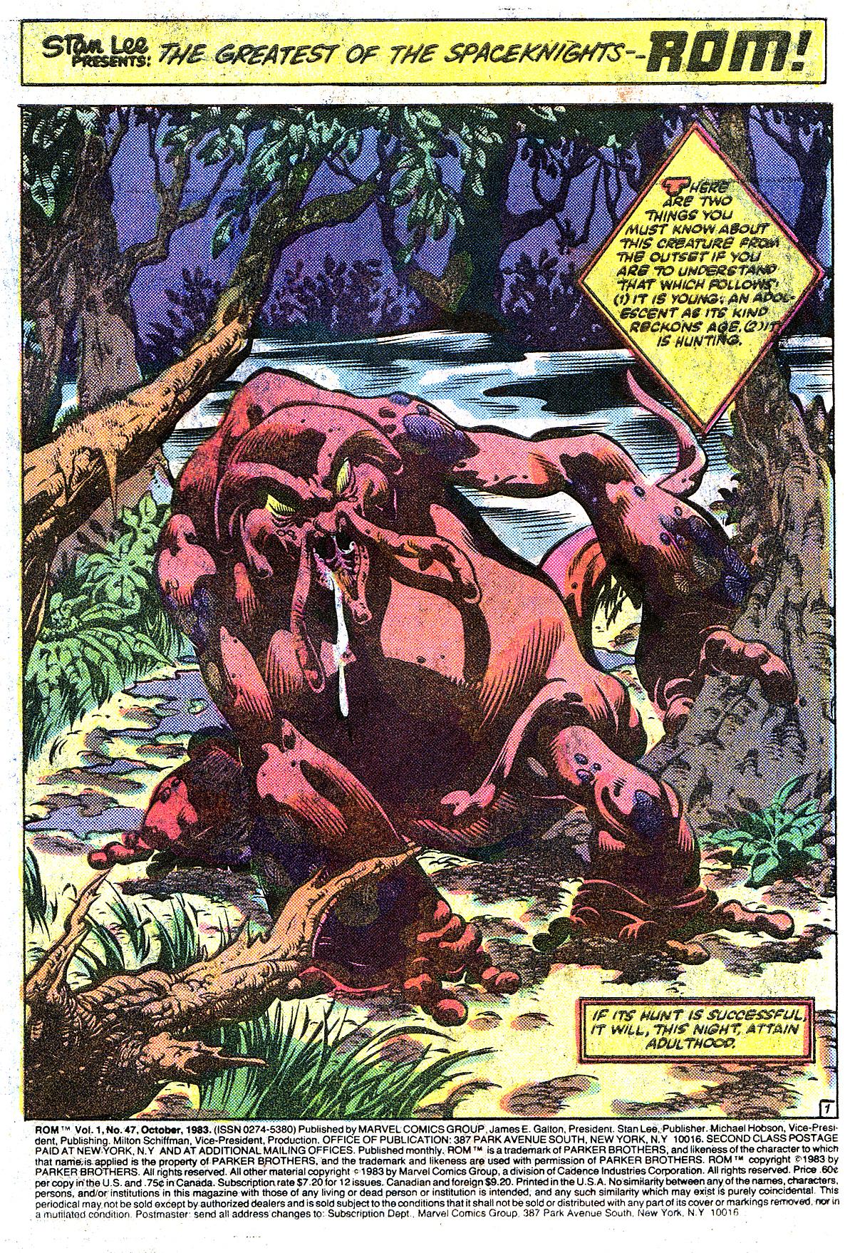 Read online ROM (1979) comic -  Issue #47 - 2