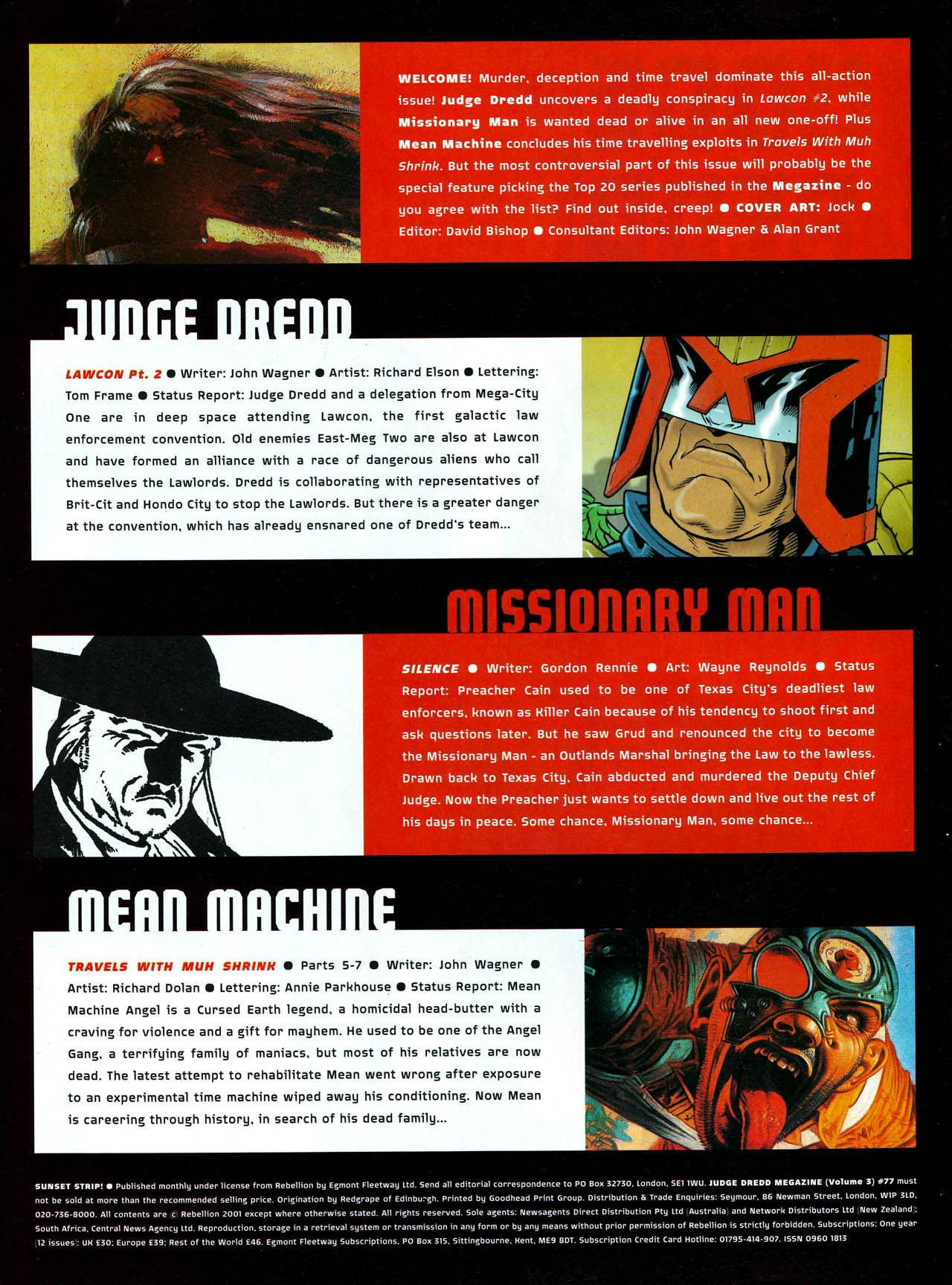 Read online Judge Dredd Megazine (vol. 3) comic -  Issue #77 - 2