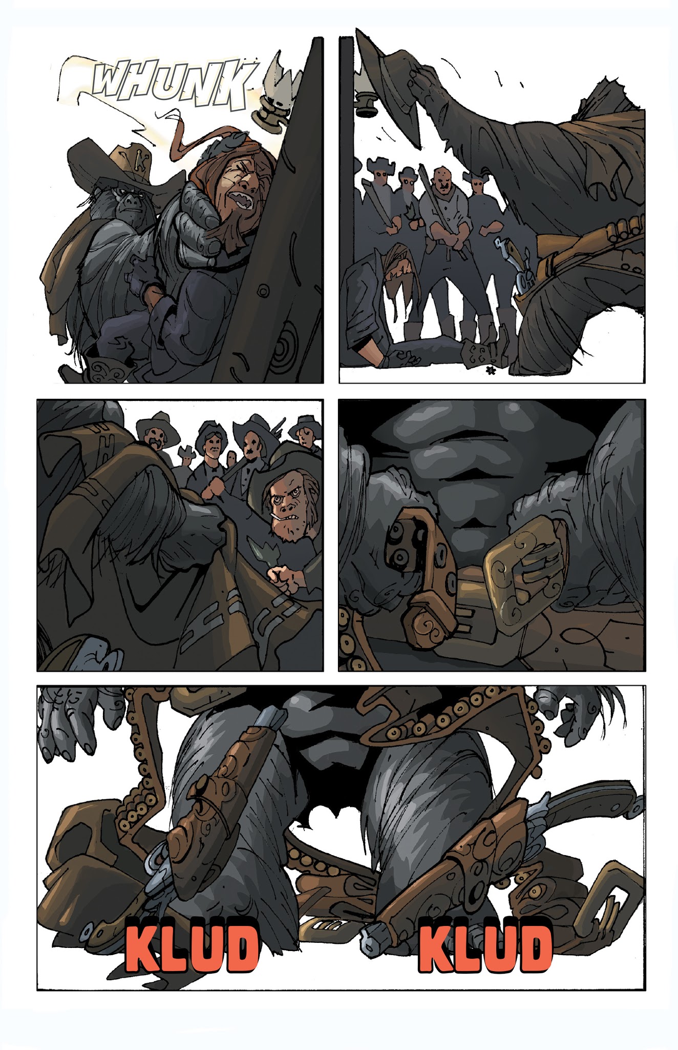 Read online Six-Gun Gorilla: Long Days of Vengeance comic -  Issue #4 - 5