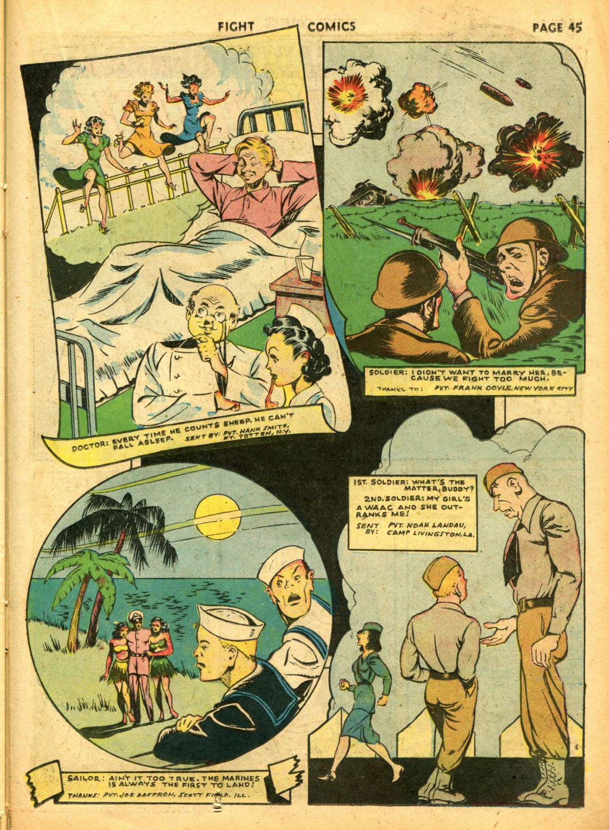 Read online Fight Comics comic -  Issue #22 - 47