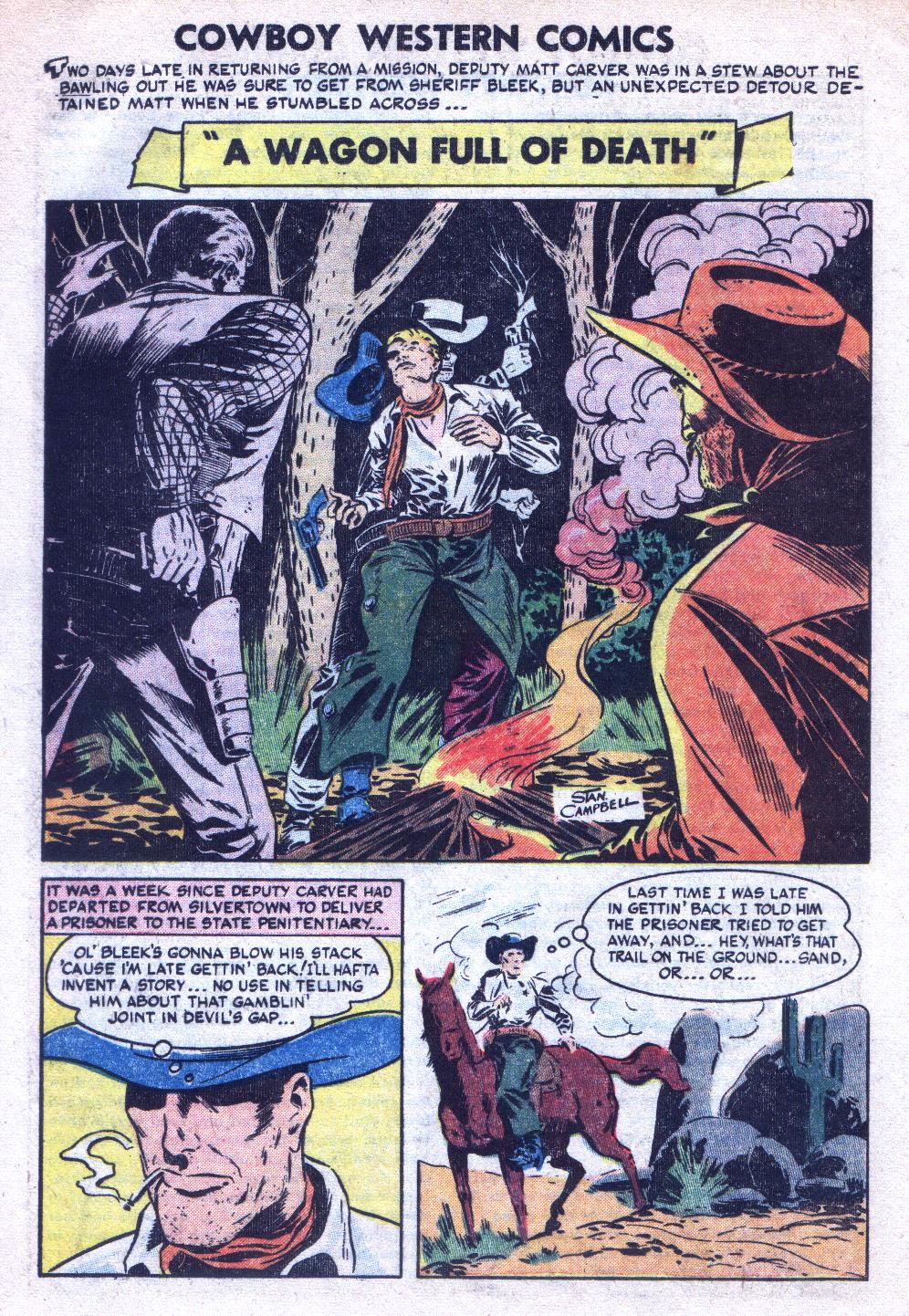 Read online Cowboy Western Comics (1953) comic -  Issue #46 - 20