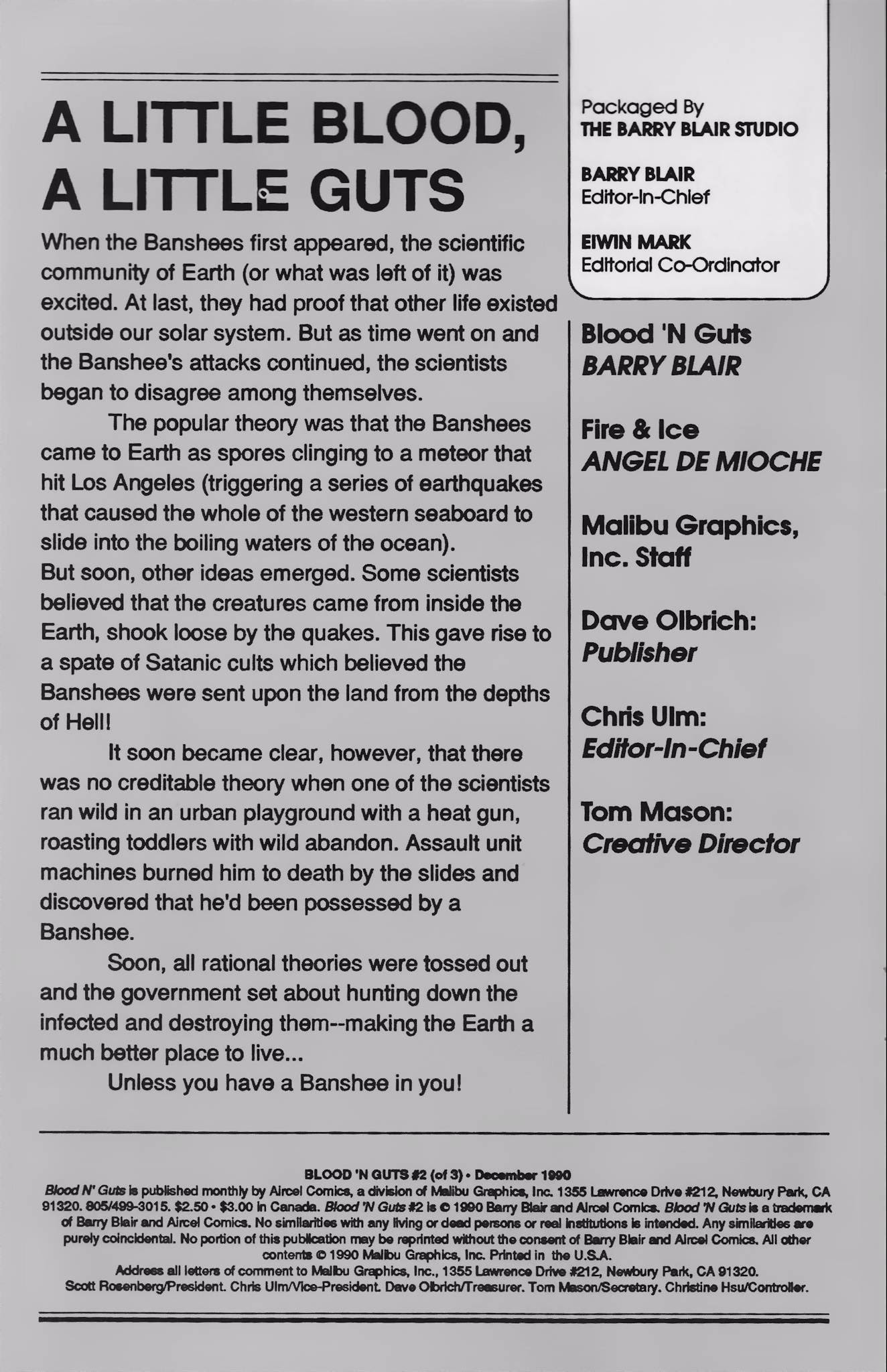 Read online Blood 'n Guts comic -  Issue #2 - 2