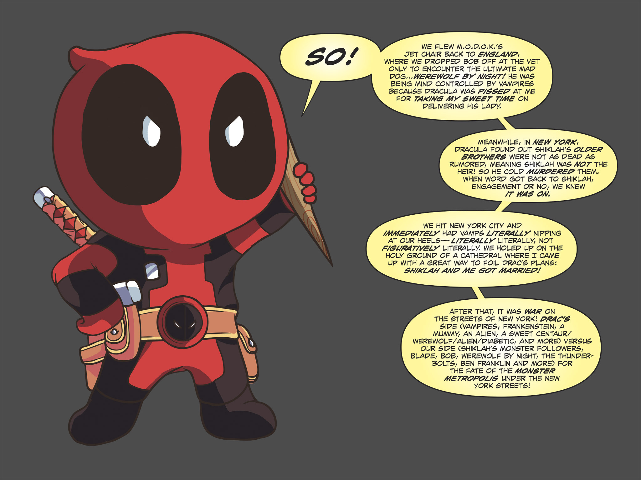 Read online Deadpool: Dracula's Gauntlet comic -  Issue # Part 9 - 18