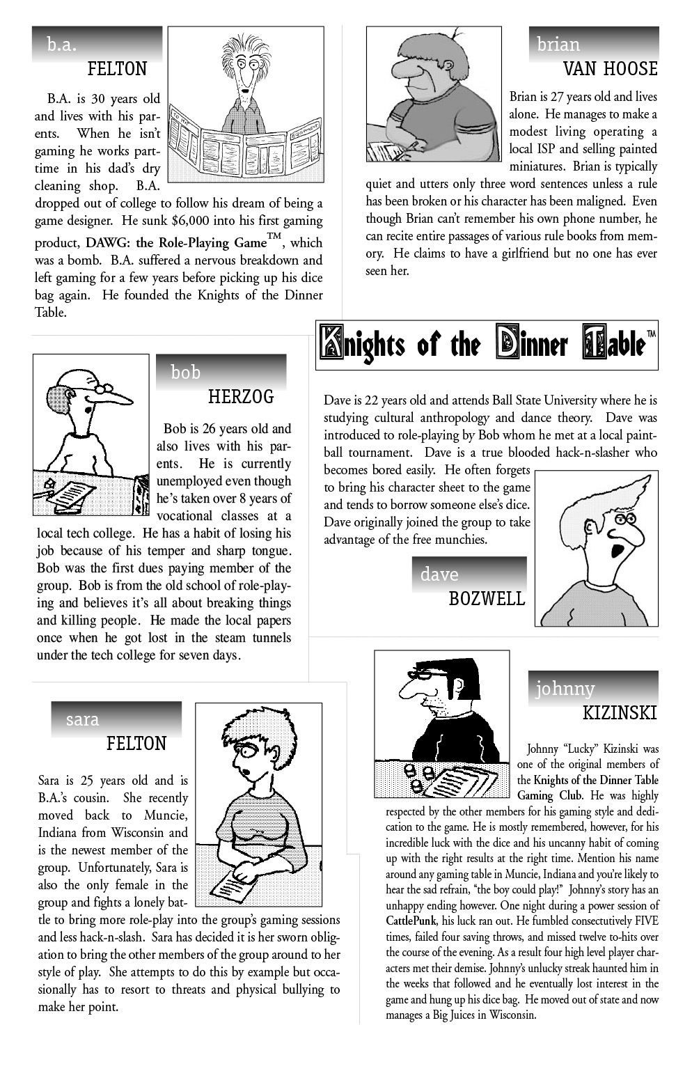 Read online Knights of the Dinner Table comic -  Issue #22 - 52