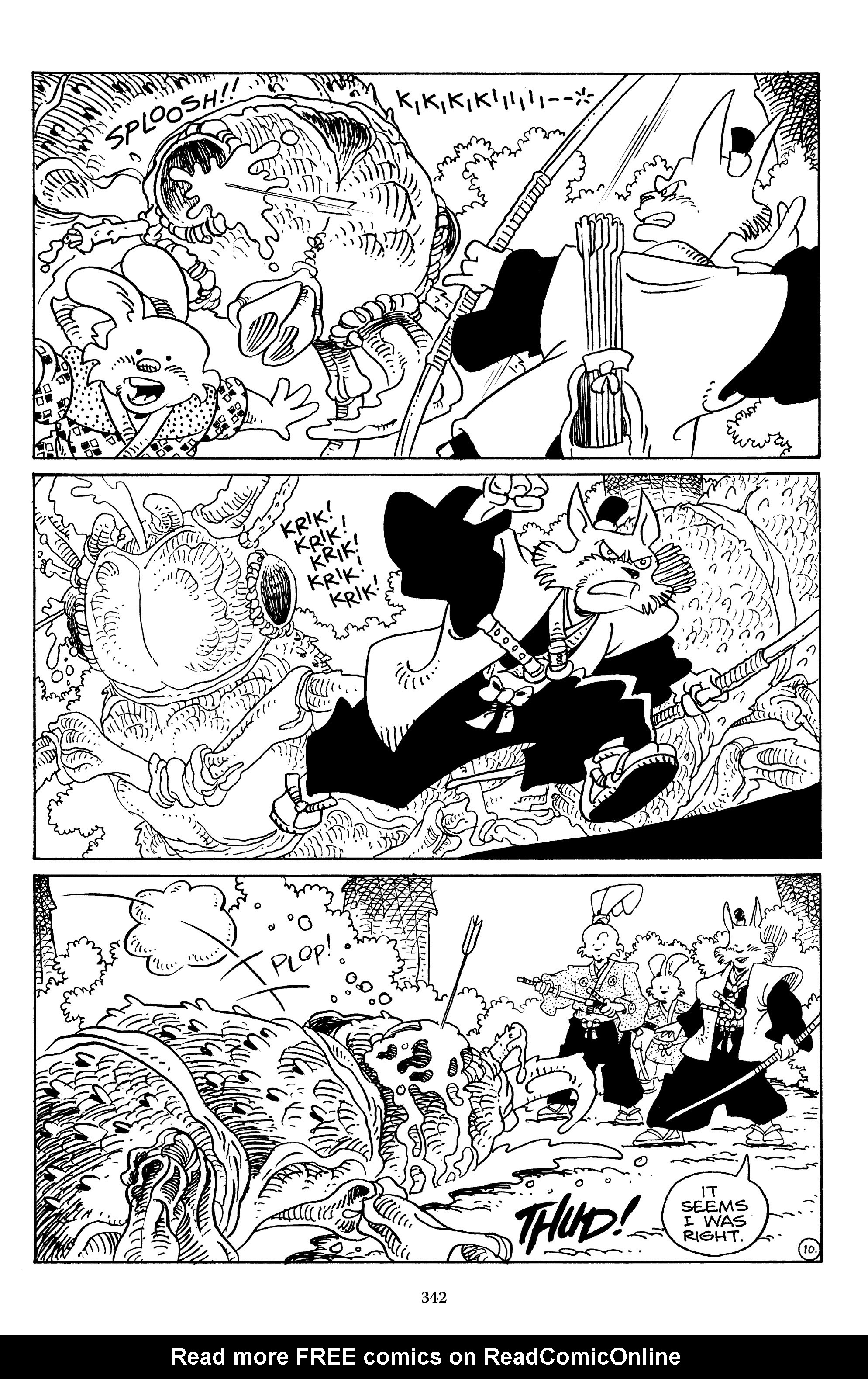 Read online The Usagi Yojimbo Saga comic -  Issue # TPB 4 - 339