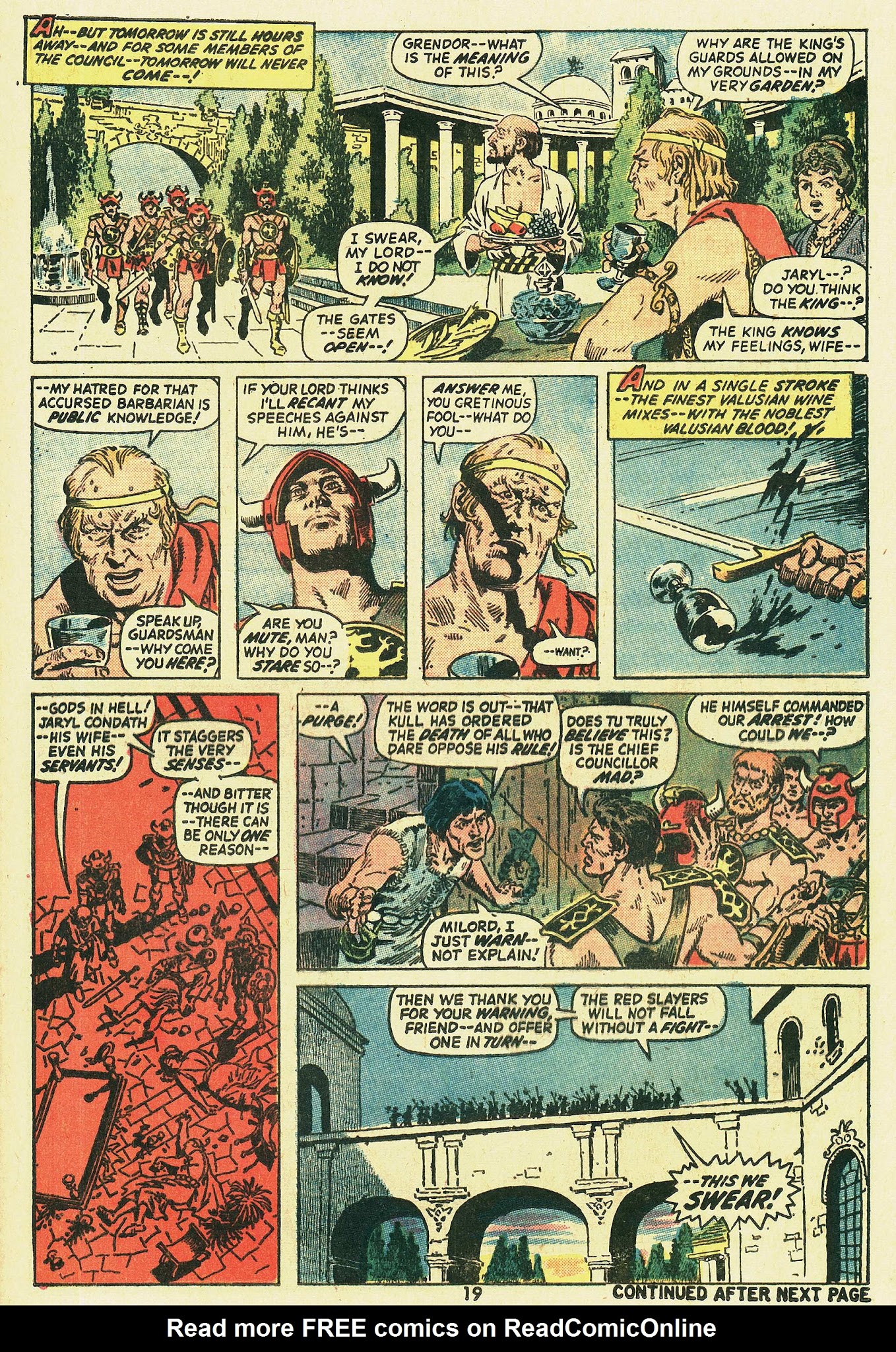Read online Kull, the Conqueror (1971) comic -  Issue #4 - 14