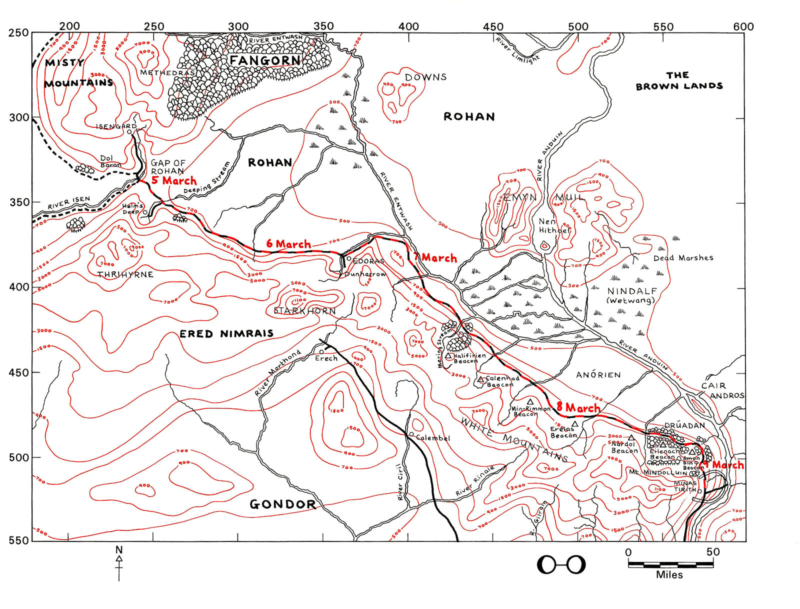 Read online Journeys of Frodo: An Atlas of J.R.R. Tolkien's The Lord of the Rings comic -  Issue # TPB - 76
