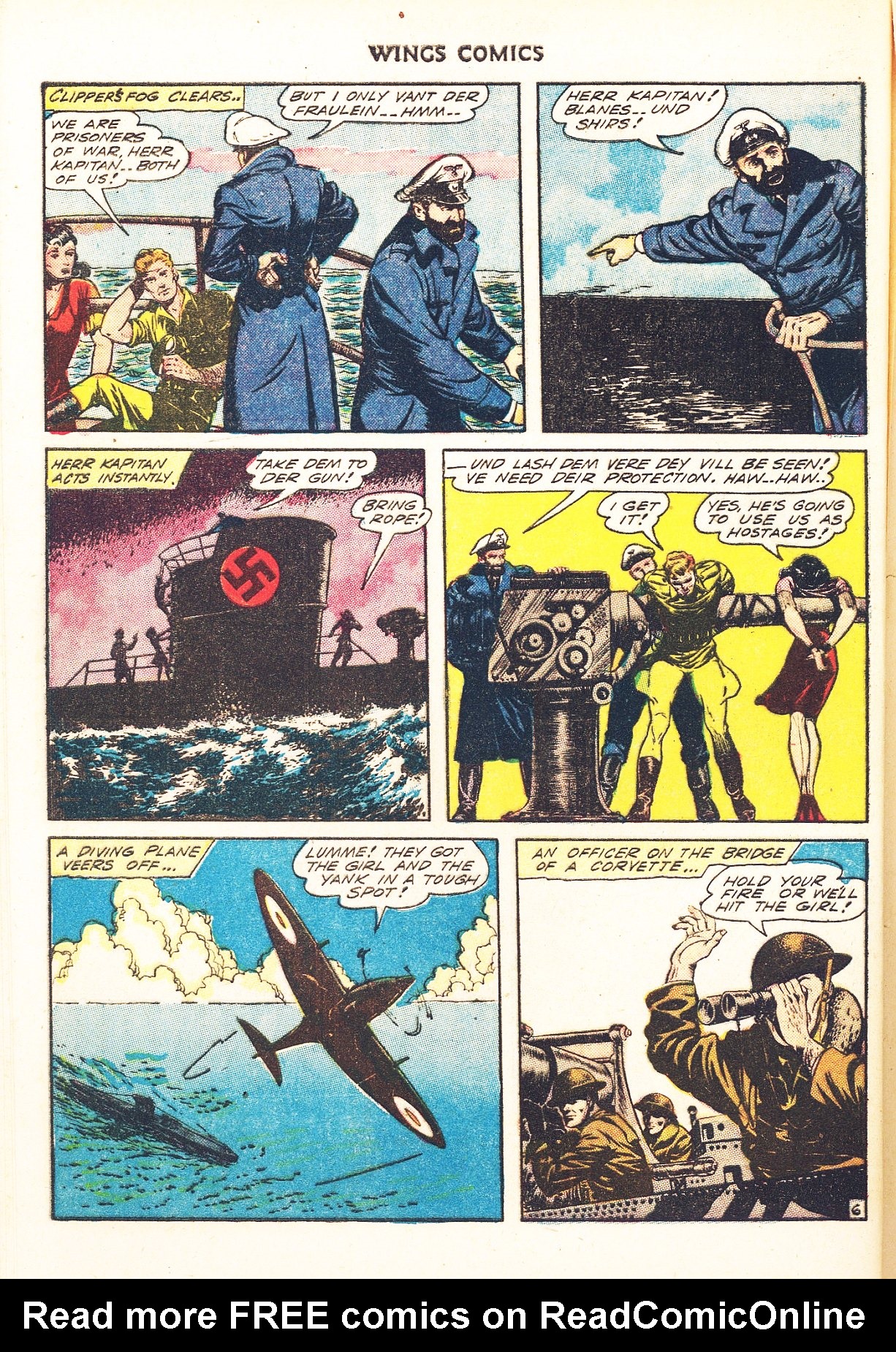 Read online Wings Comics comic -  Issue #41 - 56