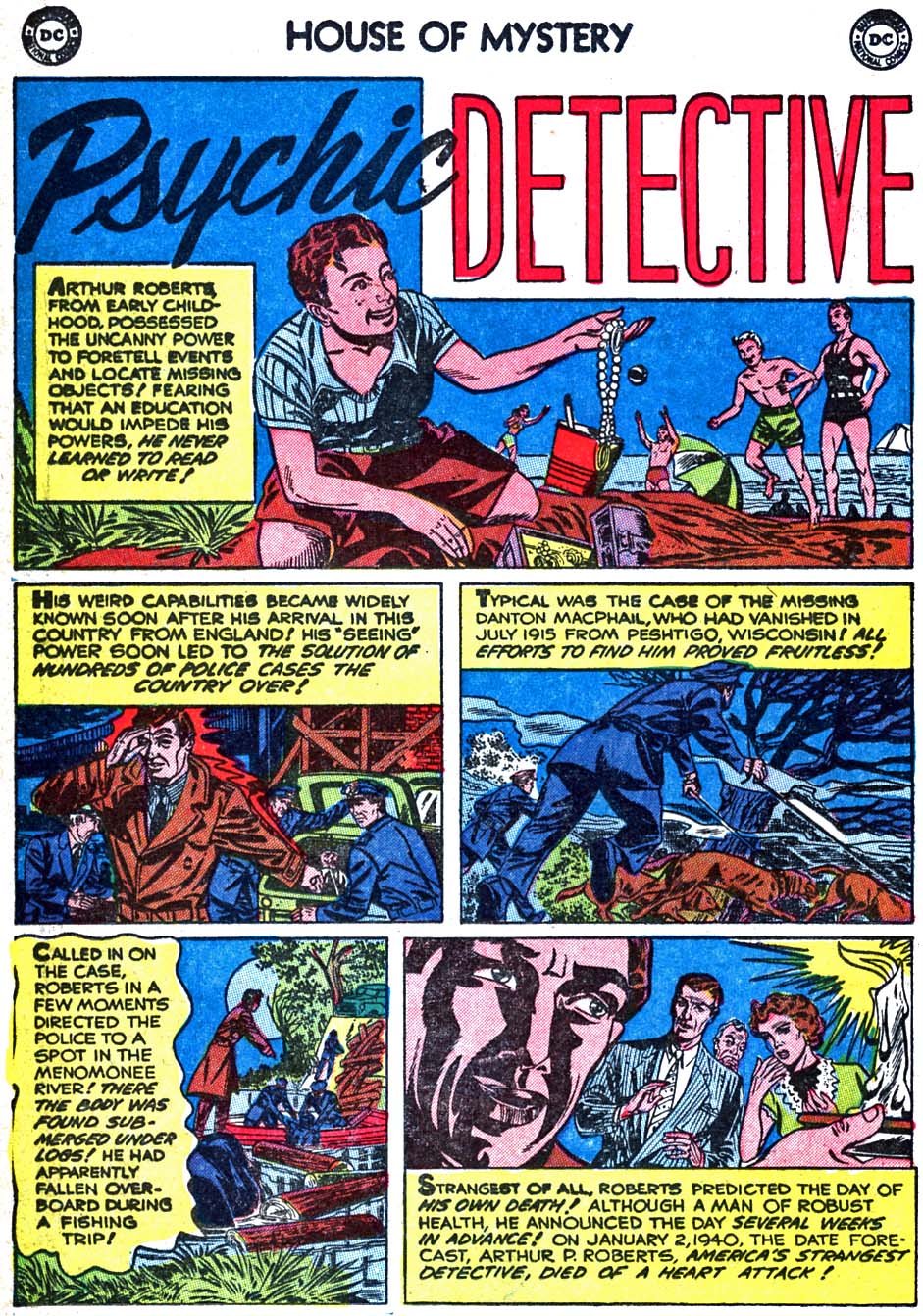 Read online House of Mystery (1951) comic -  Issue #29 - 18