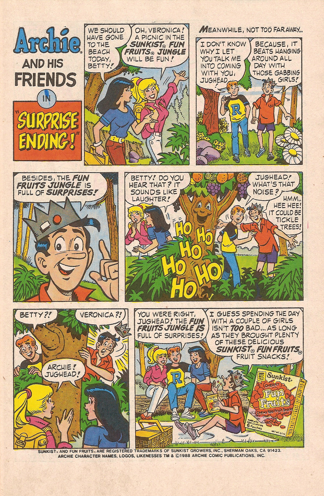 Read online Jughead (1987) comic -  Issue #8 - 9
