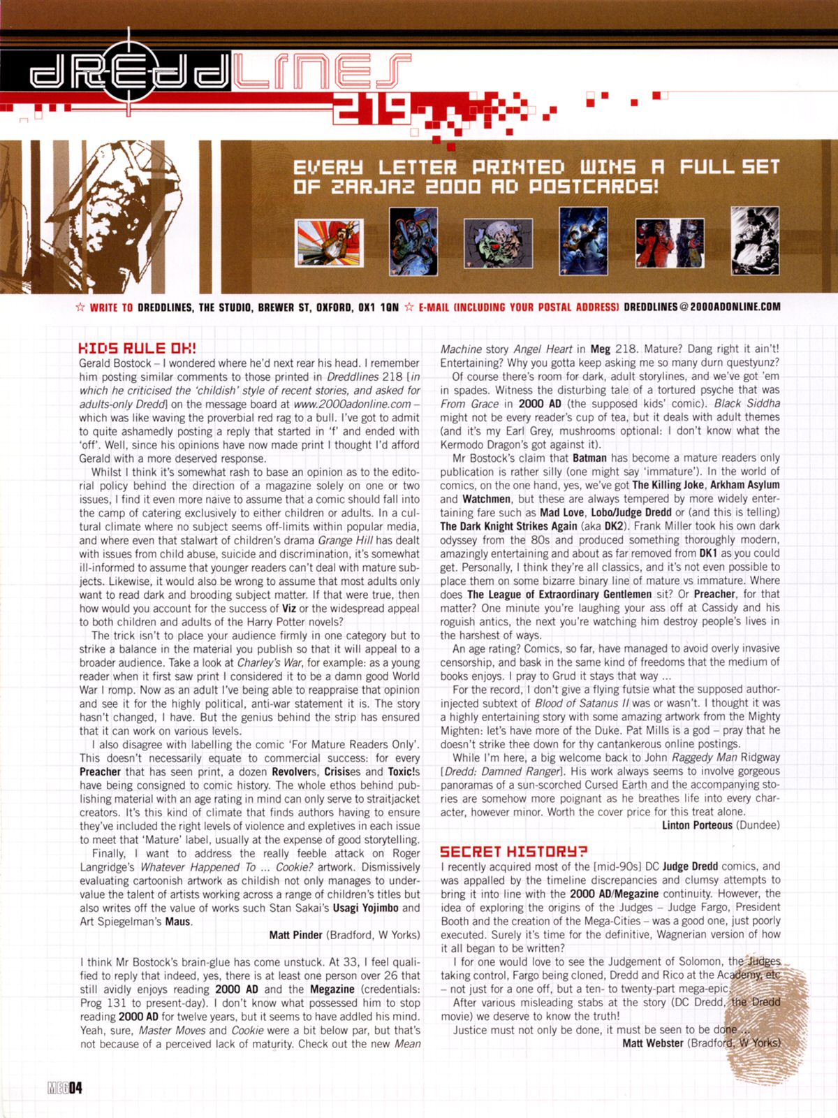 Judge Dredd Megazine (Vol. 5) issue 219 - Page 4