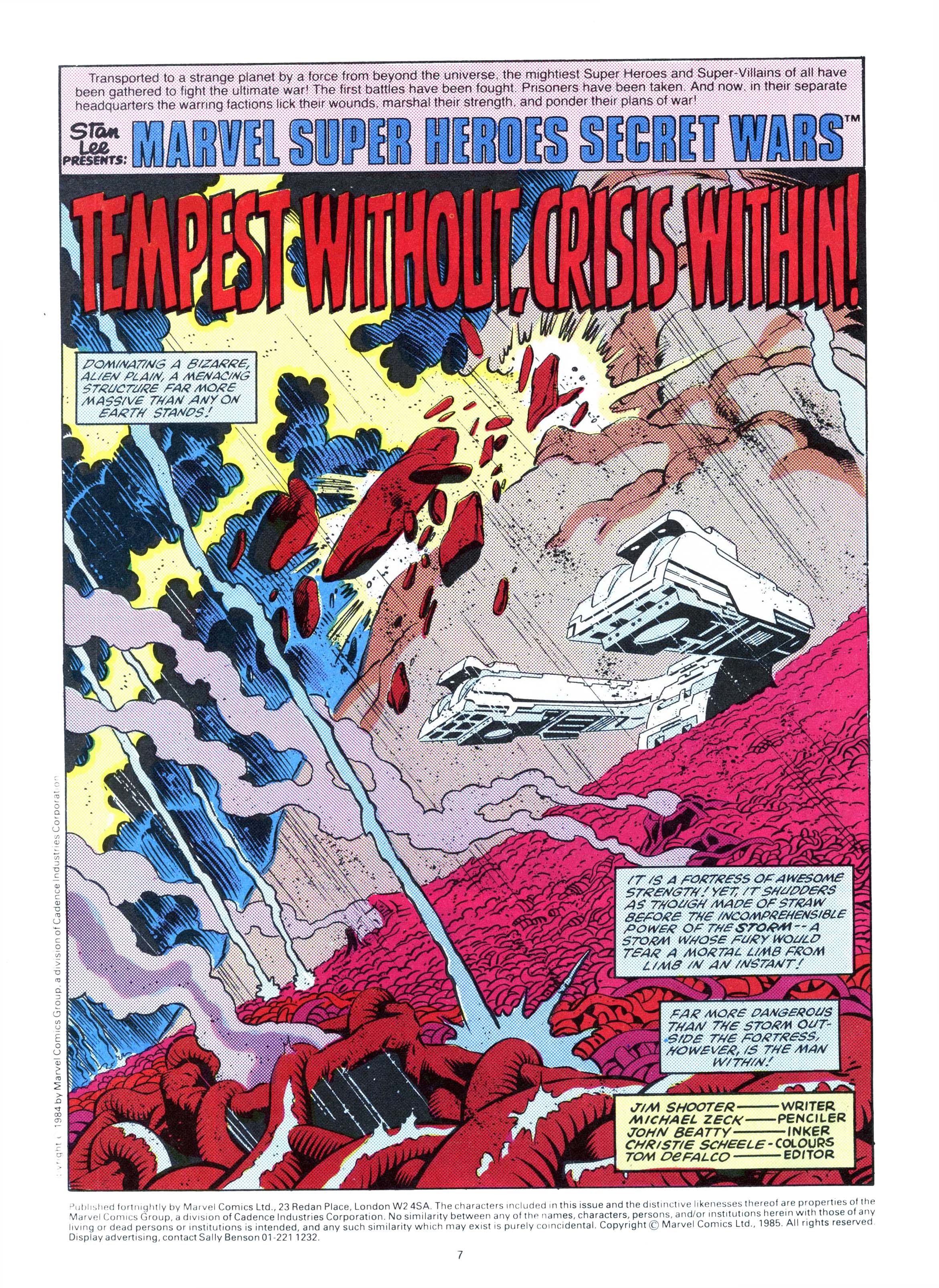 Read online Secret Wars (1985) comic -  Issue #4 - 7