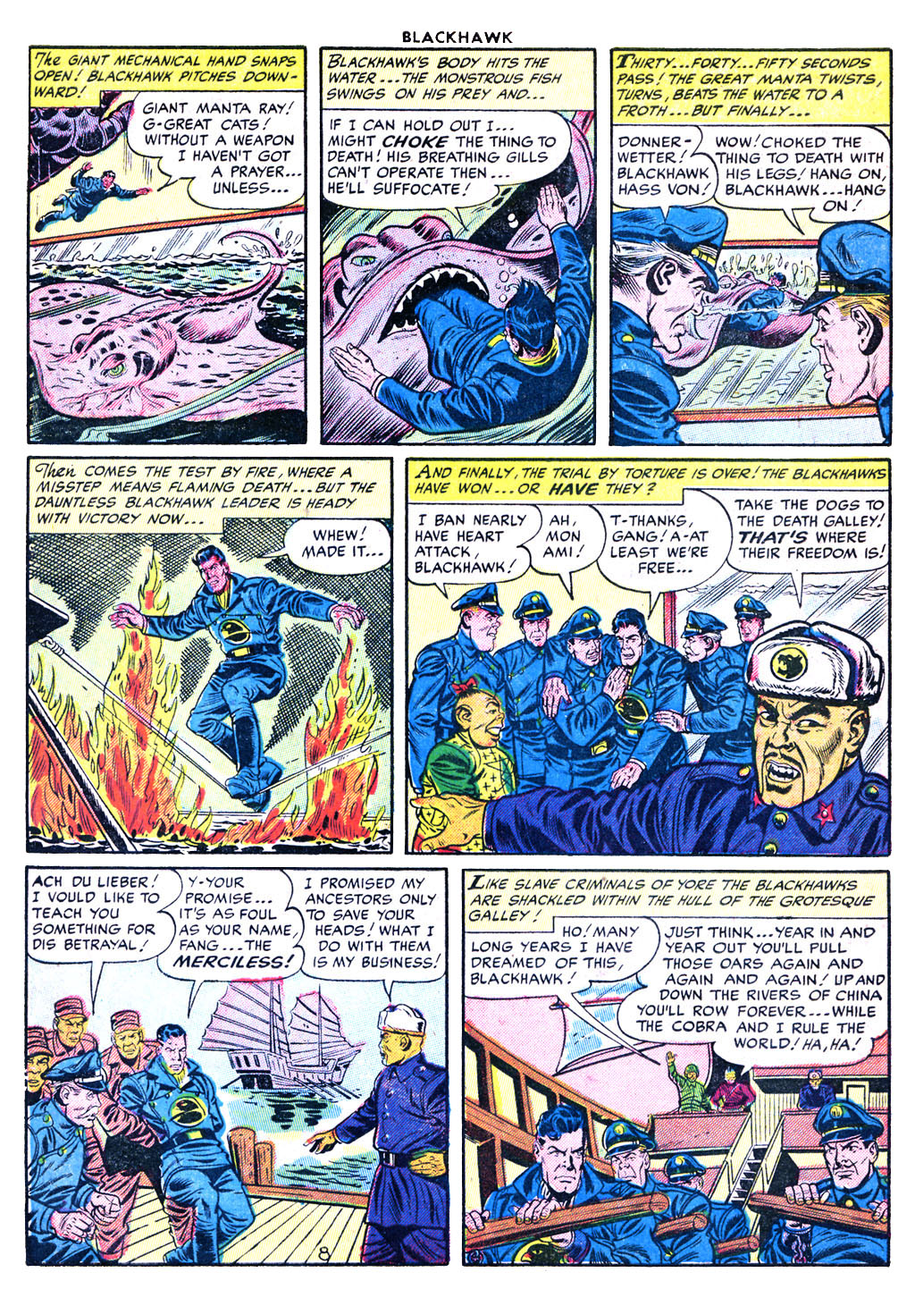 Read online Blackhawk (1957) comic -  Issue #80 - 10