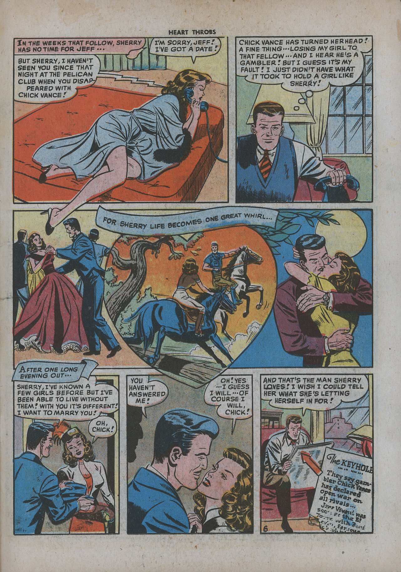 Read online Heart Throbs comic -  Issue #2 - 23