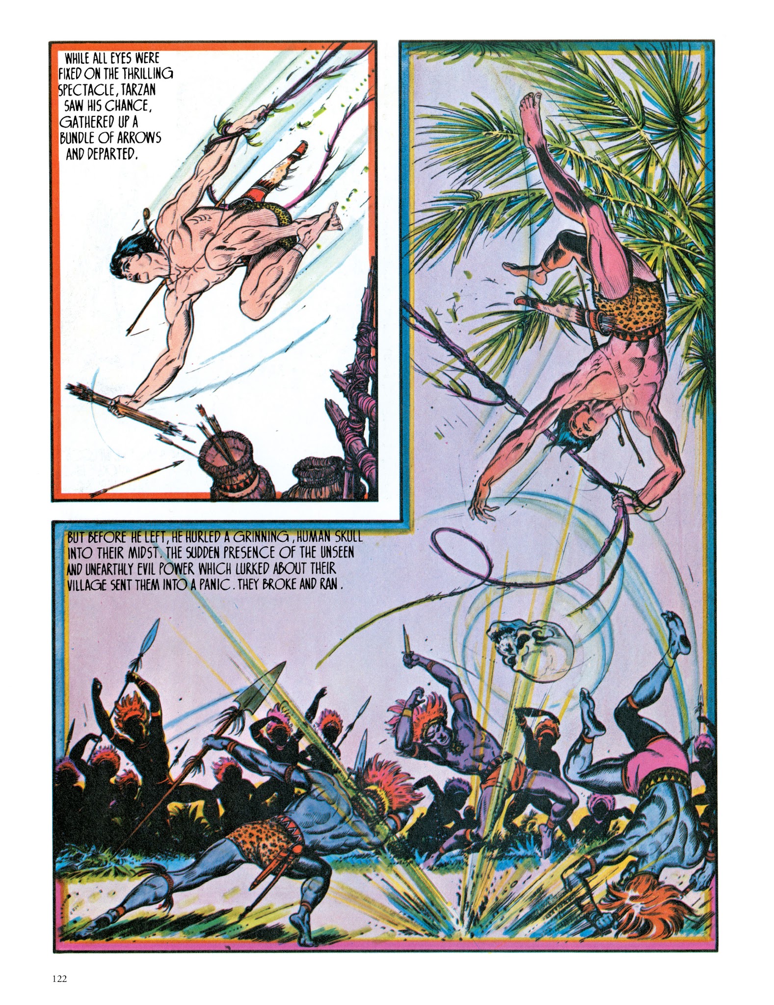 Read online Edgar Rice Burroughs' Tarzan: Burne Hogarth's Lord of the Jungle comic -  Issue # TPB - 122