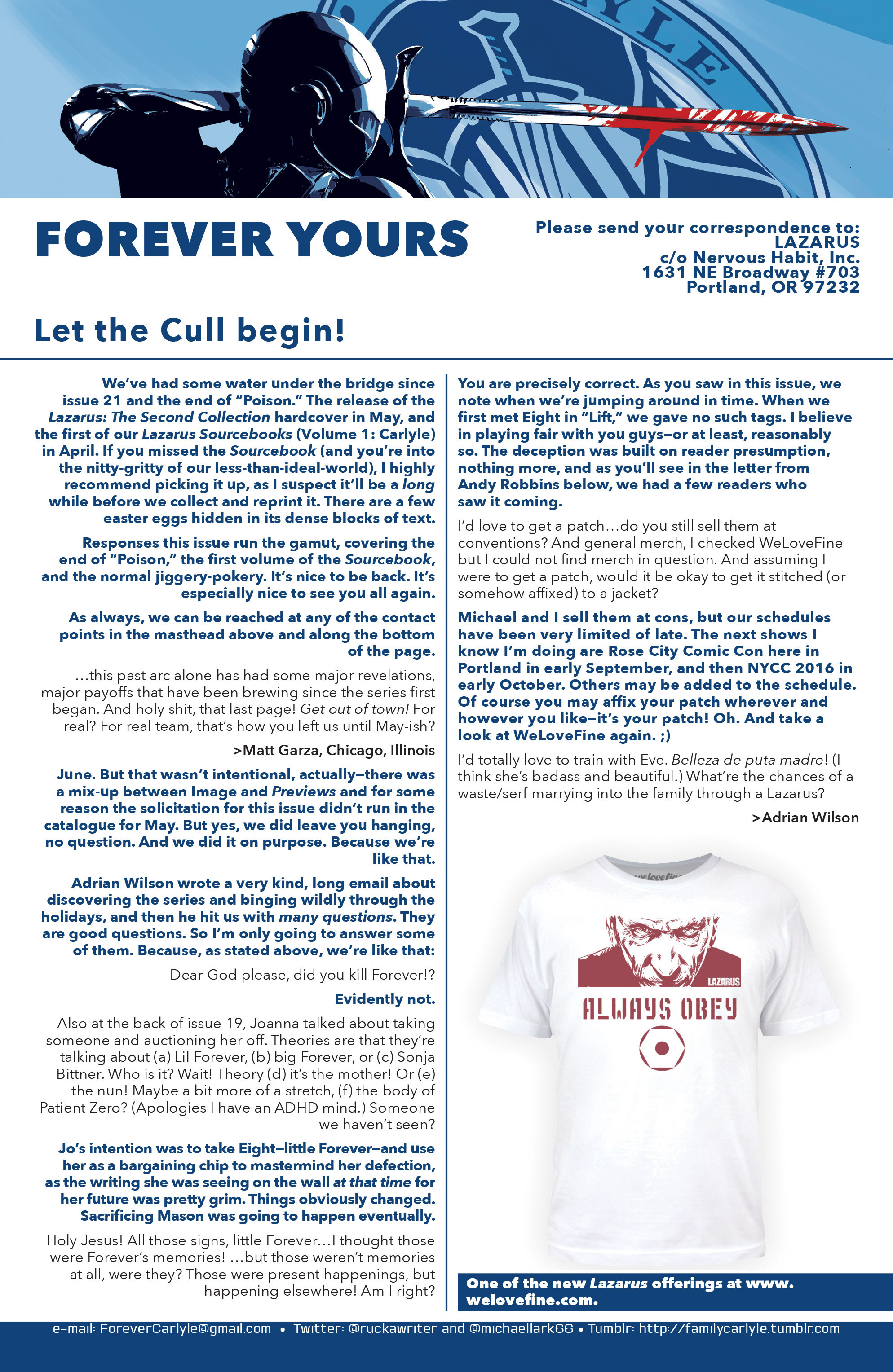 Read online Lazarus (2013) comic -  Issue #22 - 26