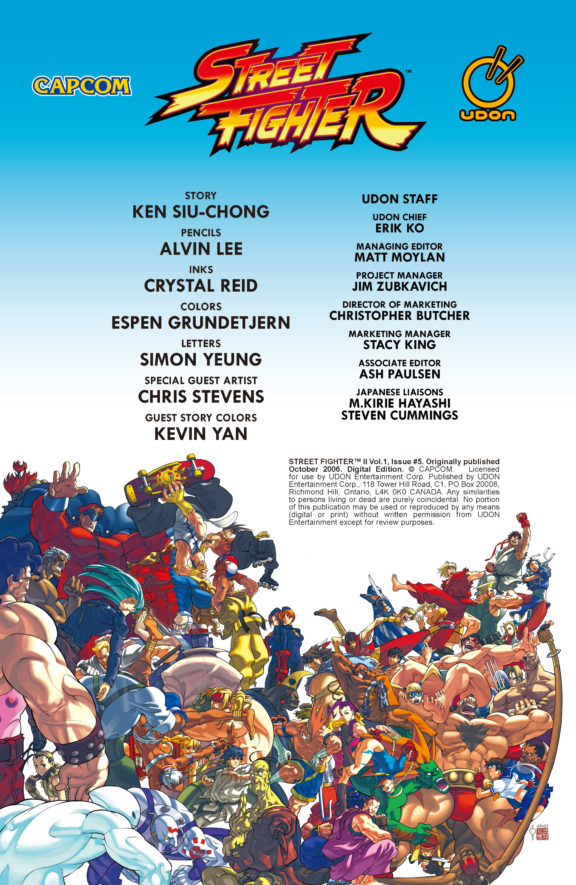 Read online Street Fighter II comic -  Issue #5 - 3