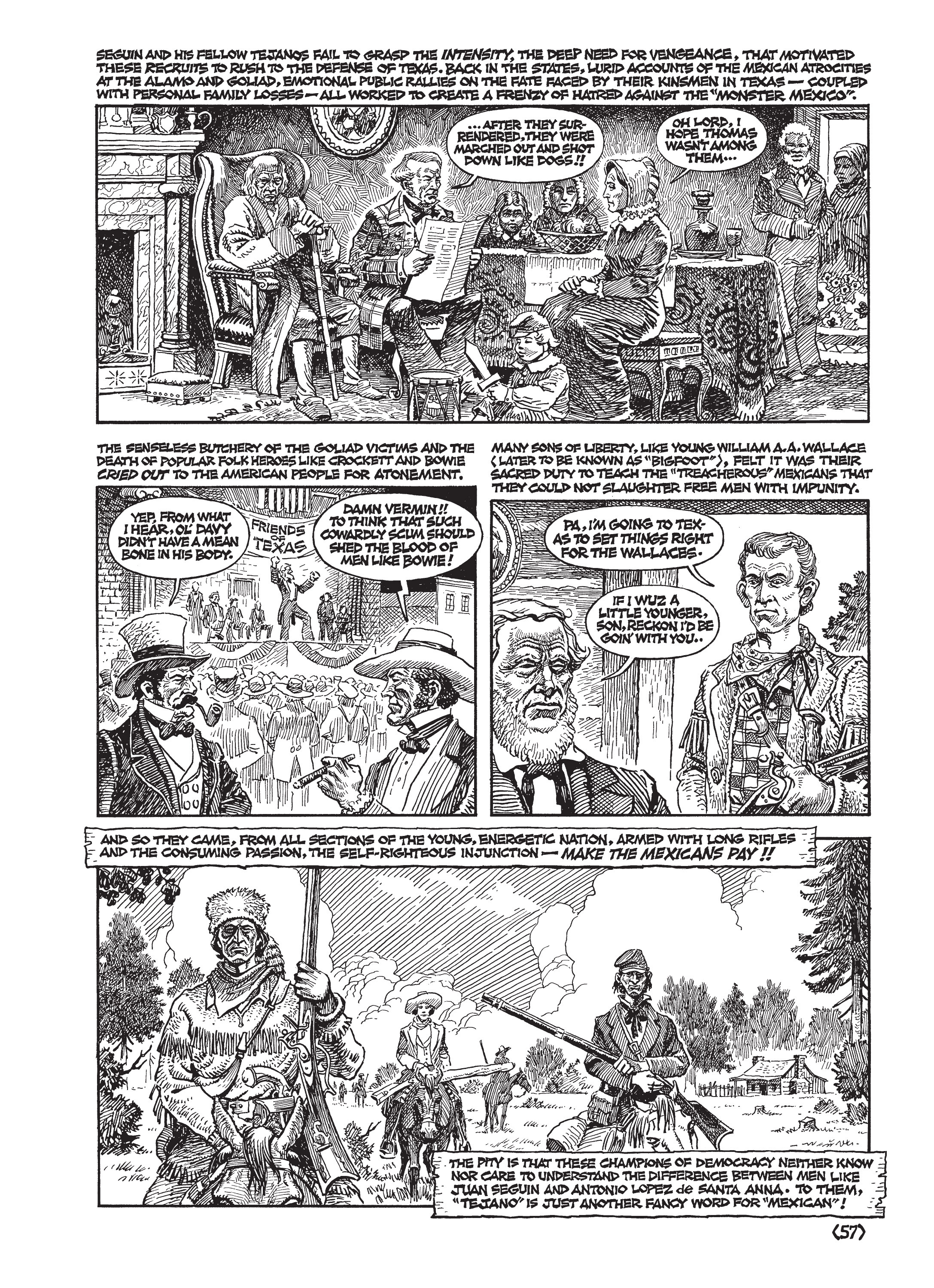 Read online Jack Jackson's American History: Los Tejanos and Lost Cause comic -  Issue # TPB (Part 1) - 60