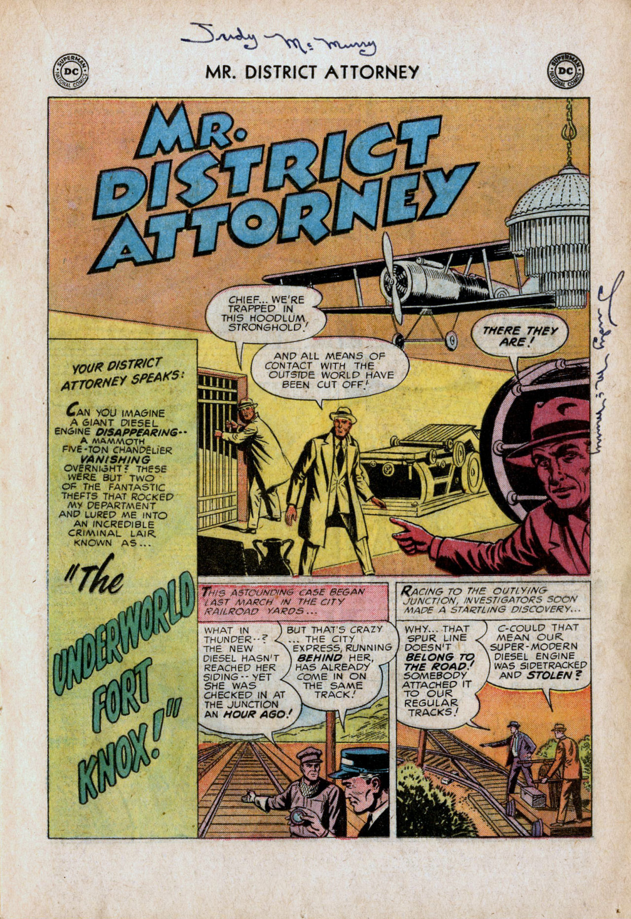Read online Mr. District Attorney comic -  Issue #55 - 13