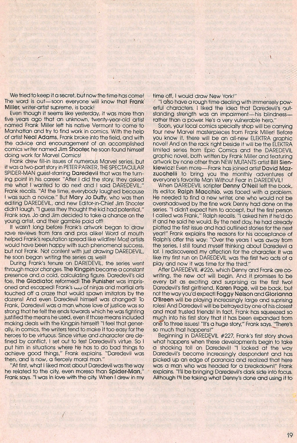 Read online Marvel Age comic -  Issue #36 - 20