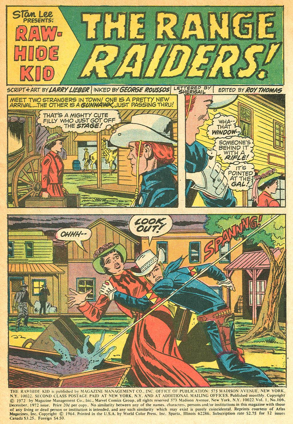 Read online The Rawhide Kid comic -  Issue #106 - 3