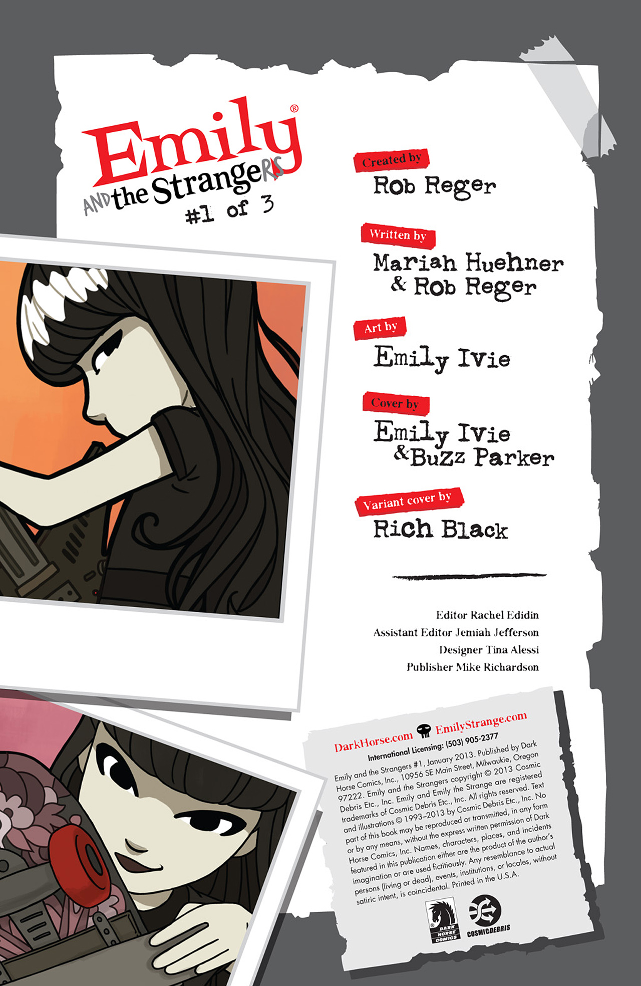 Read online Emily and the Strangers comic -  Issue #1 - 2
