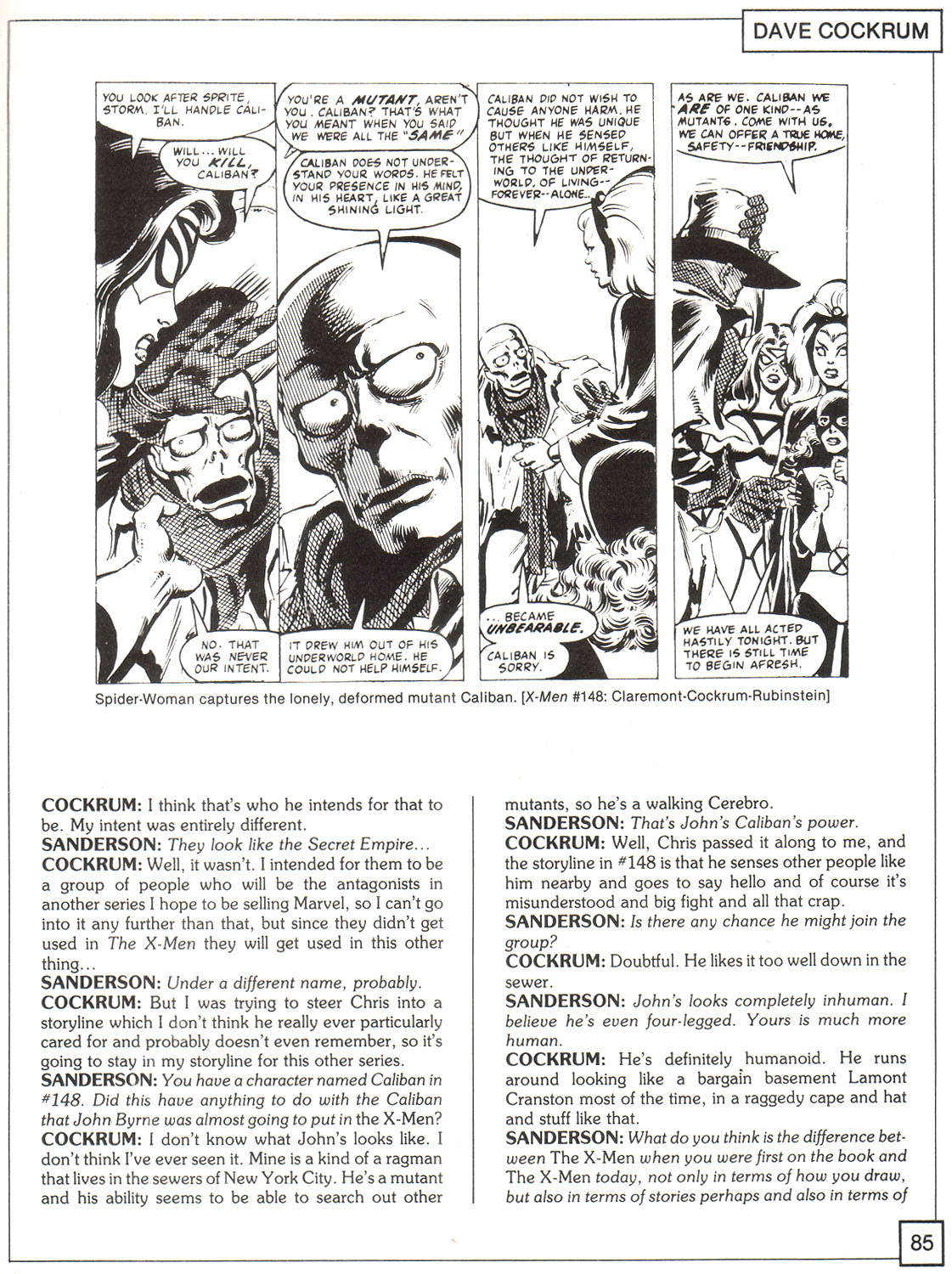 Read online The X-Men Companion comic -  Issue #1 - 85