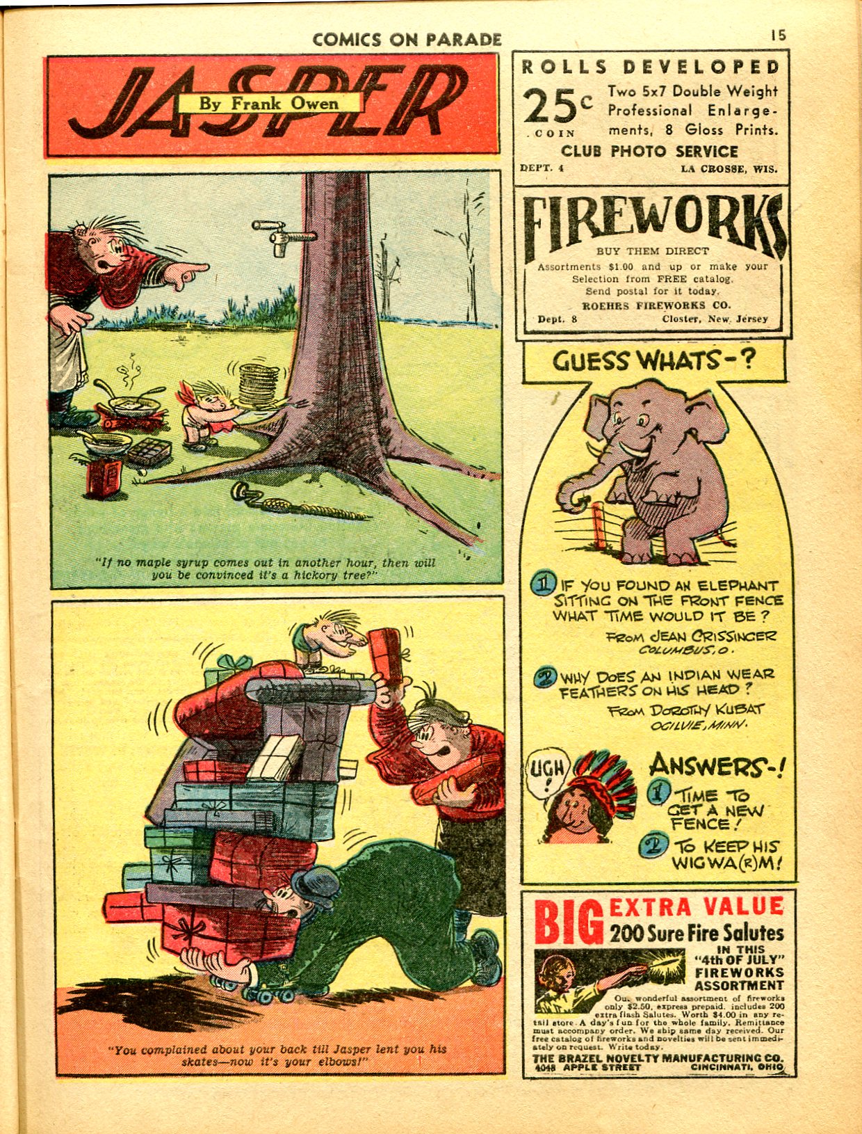 Read online Comics on Parade comic -  Issue #15 - 17