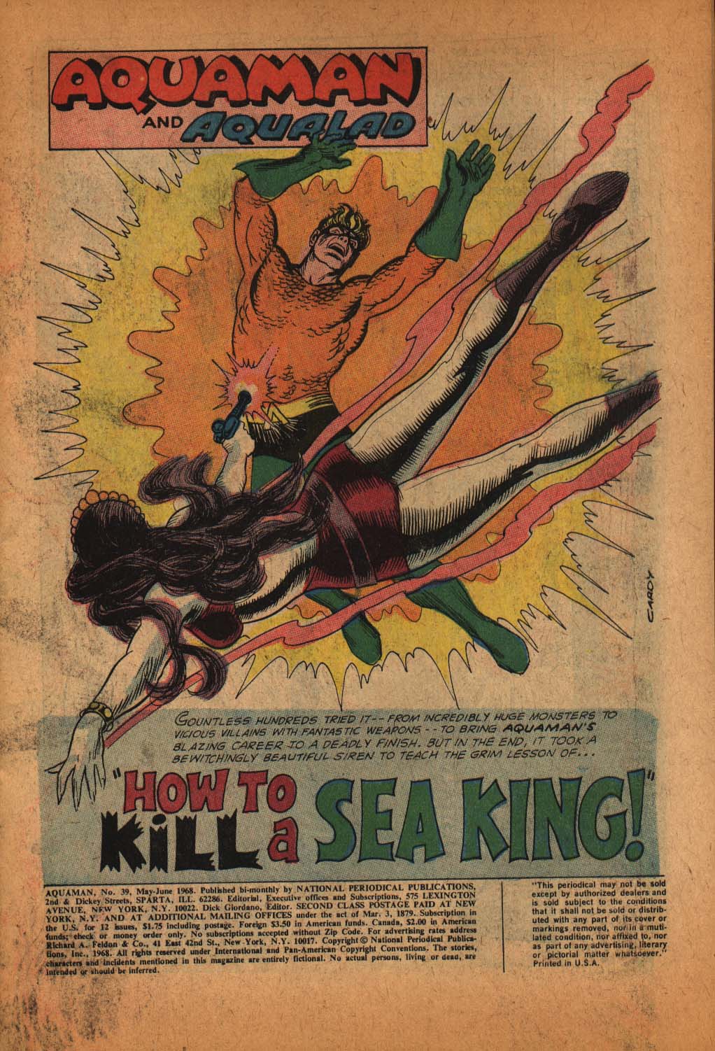 Read online Aquaman (1962) comic -  Issue #39 - 3