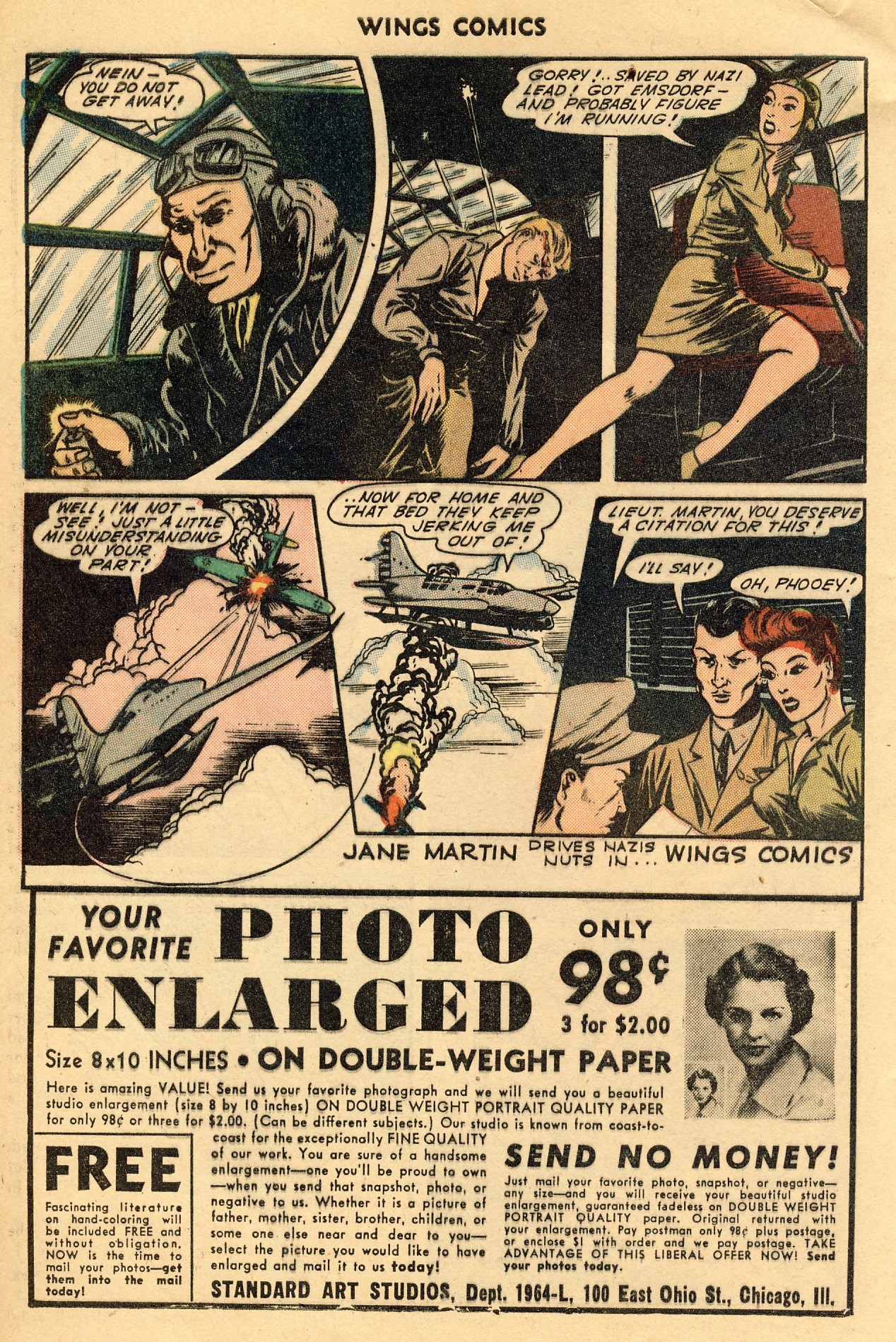 Read online Wings Comics comic -  Issue #49 - 40