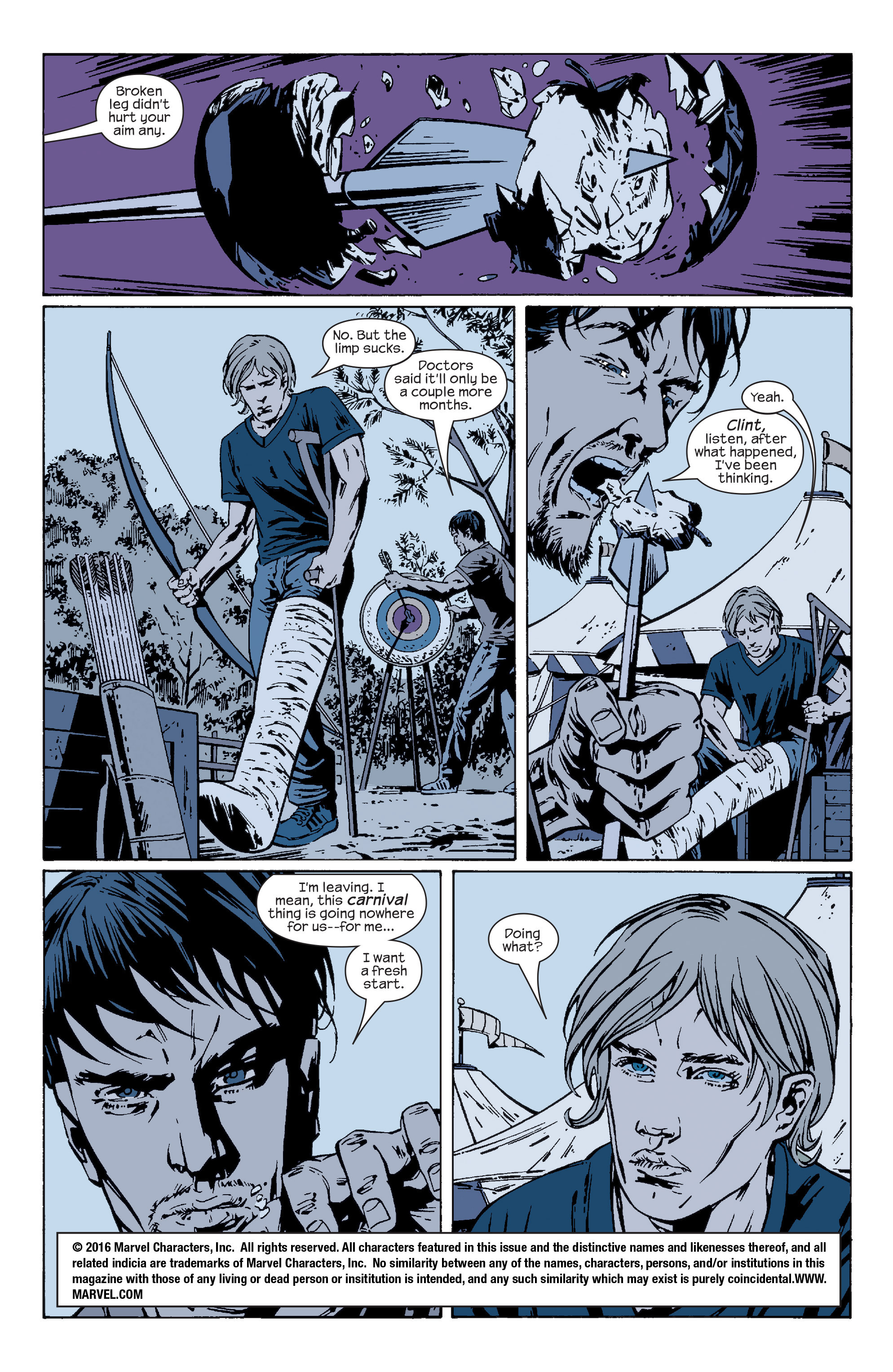 Read online Hawkeye (2003) comic -  Issue #4 - 2