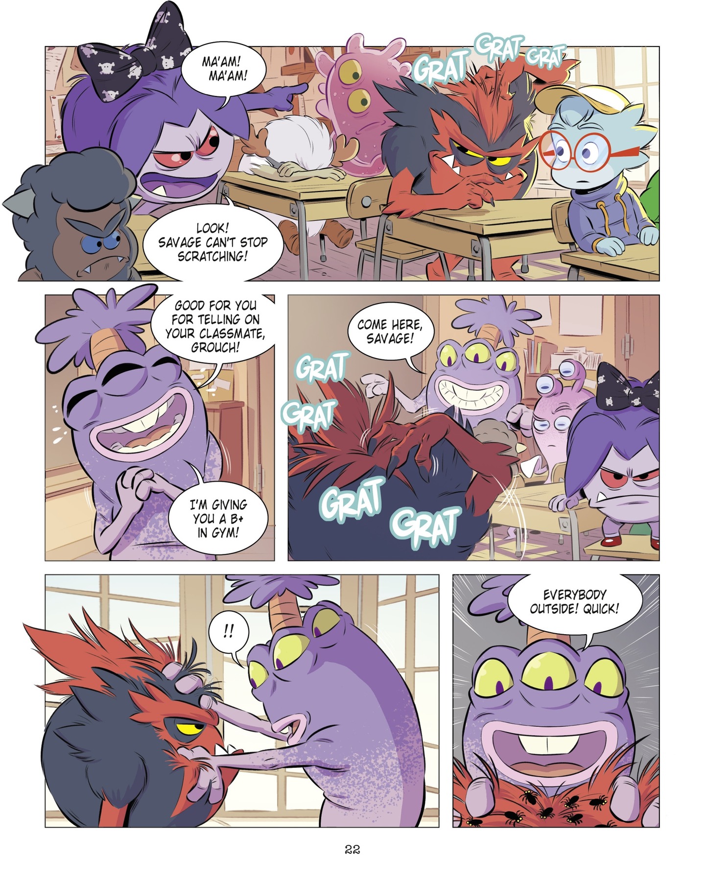Read online The School for Little Monsters: It's Tough Being Flop comic -  Issue # TPB - 22