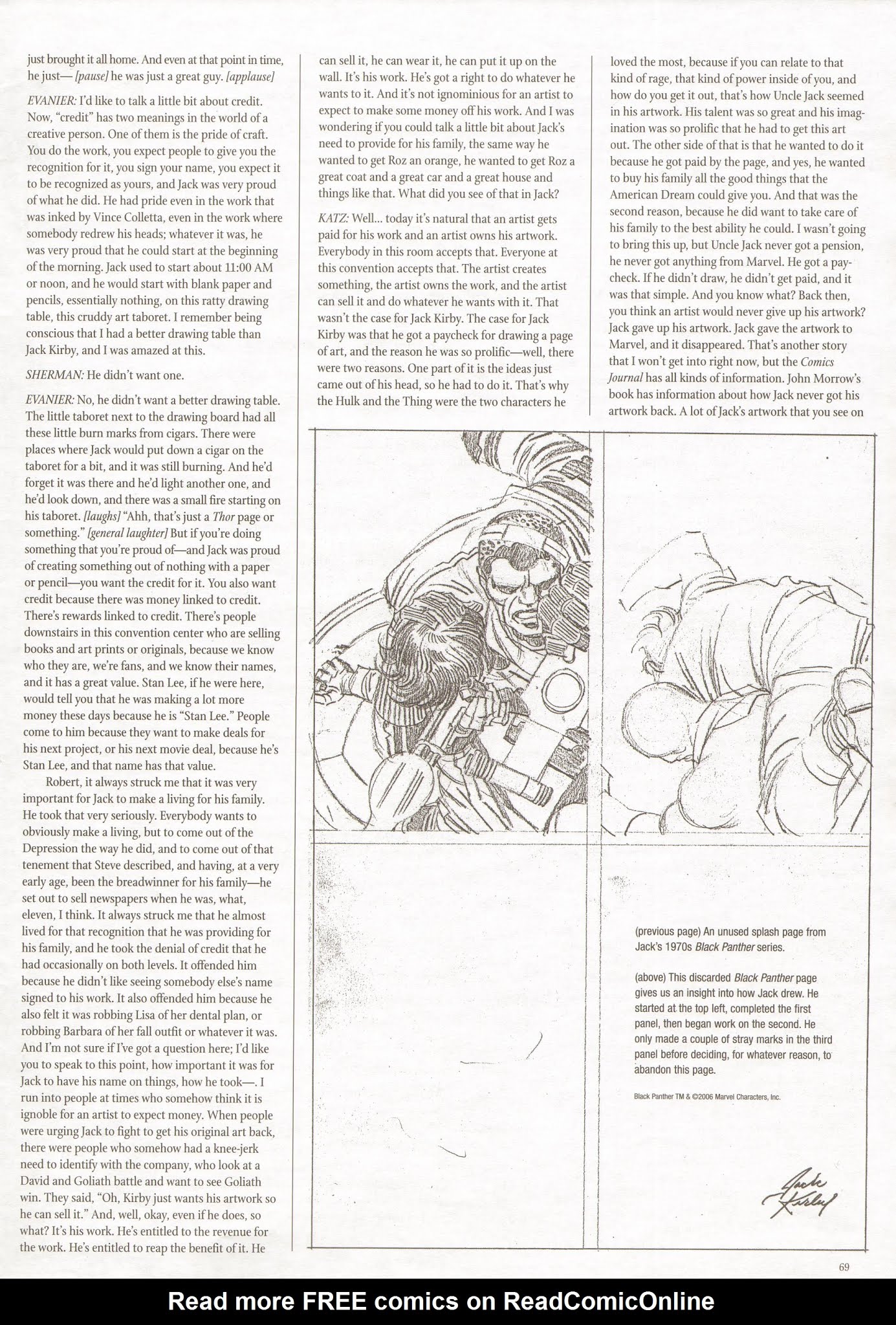 Read online The Jack Kirby Collector comic -  Issue #45 - 70