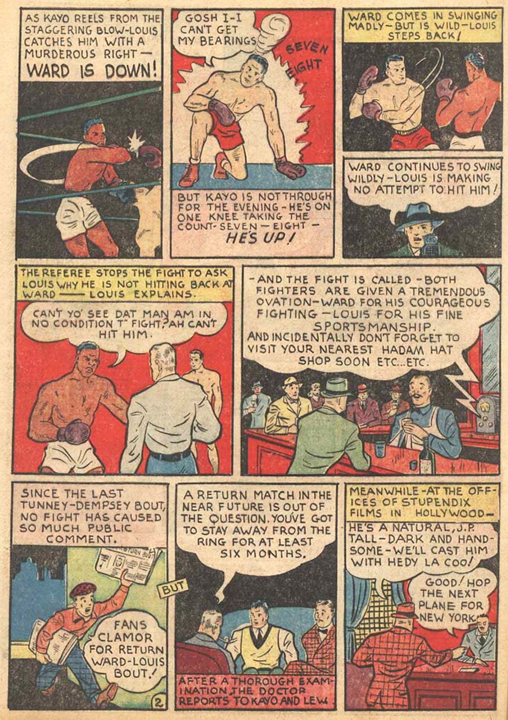 Read online Pep Comics comic -  Issue #7 - 56